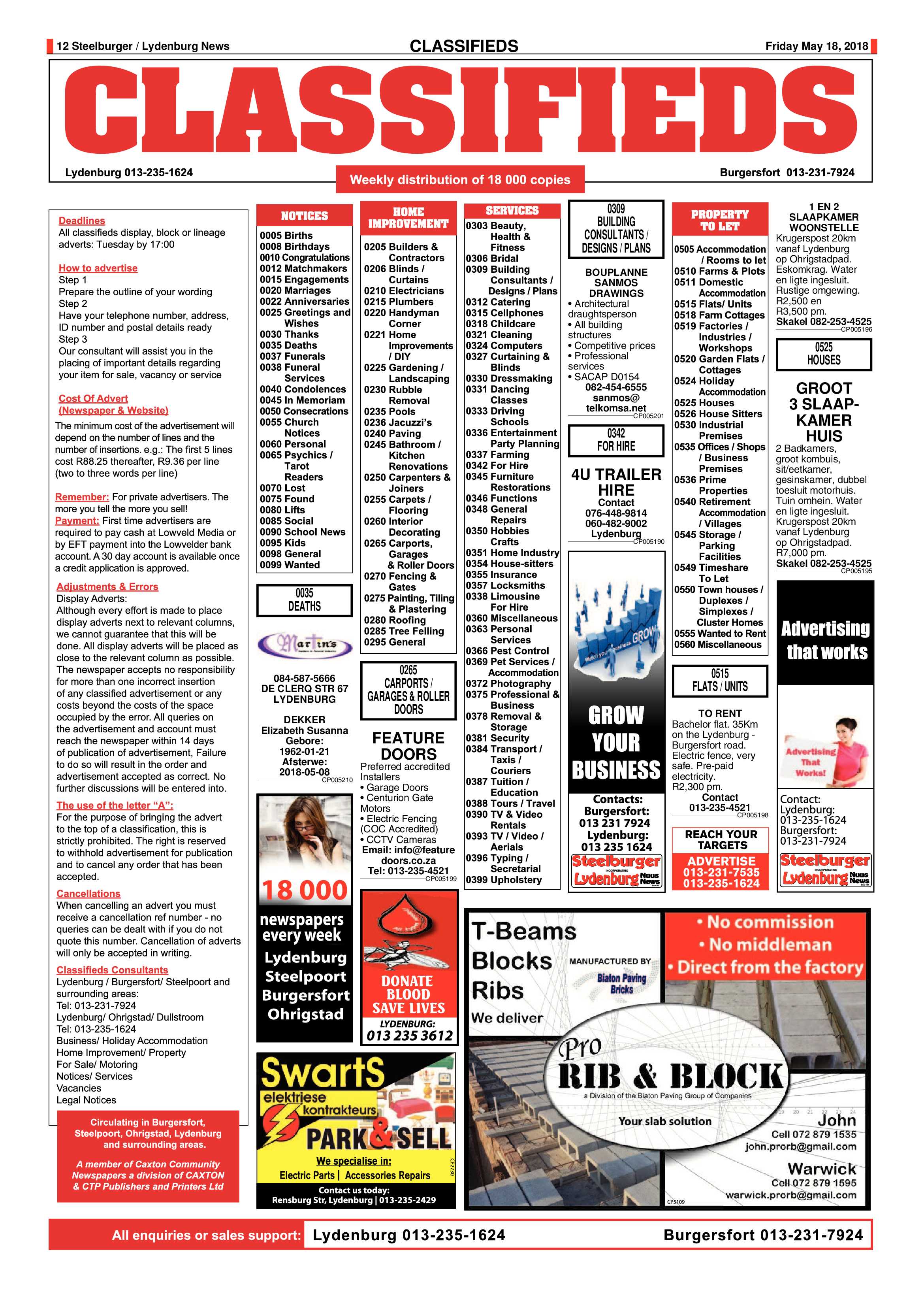 Steelburger News 18 May 2018 page 12