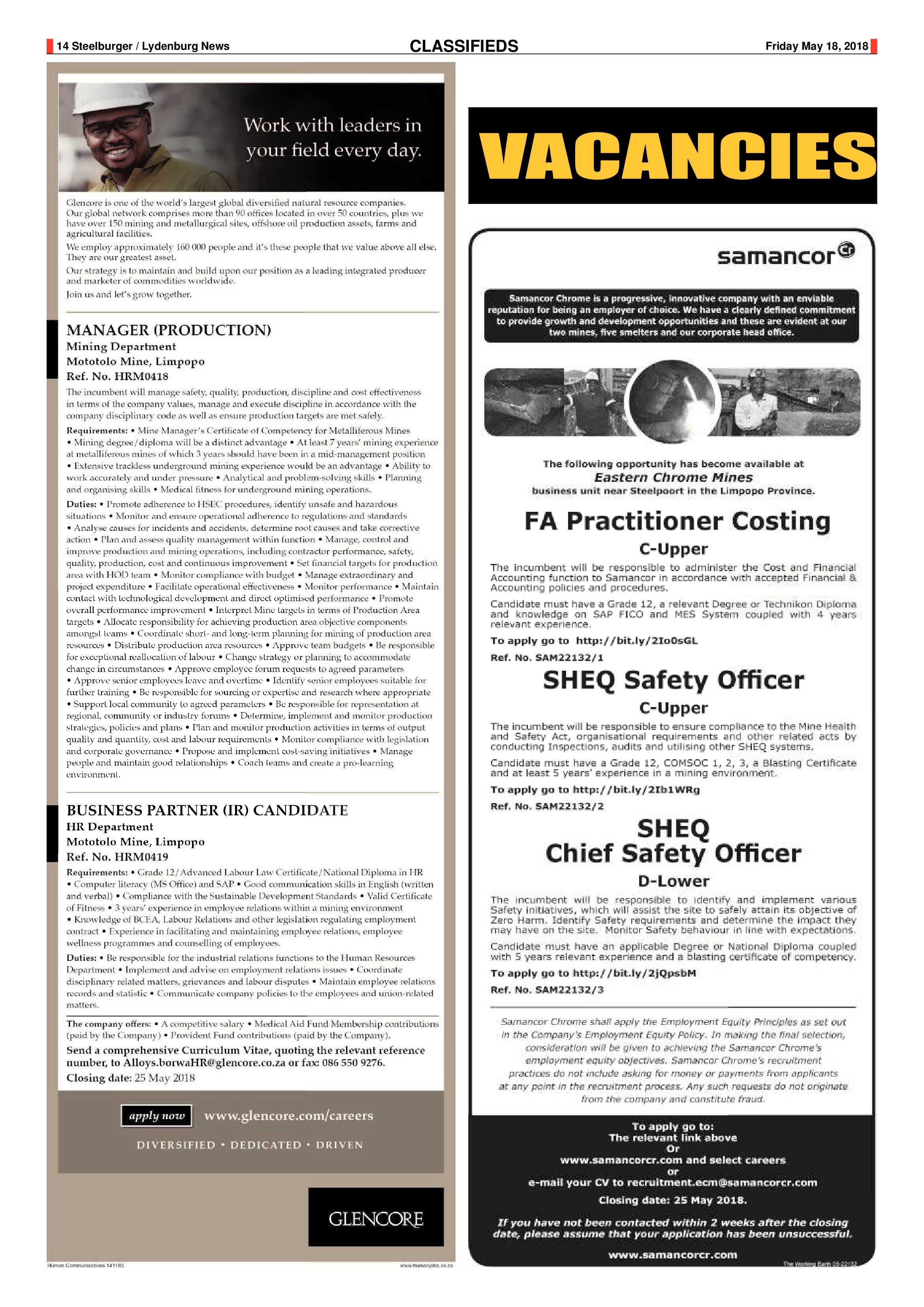 Steelburger News 18 May 2018 page 14