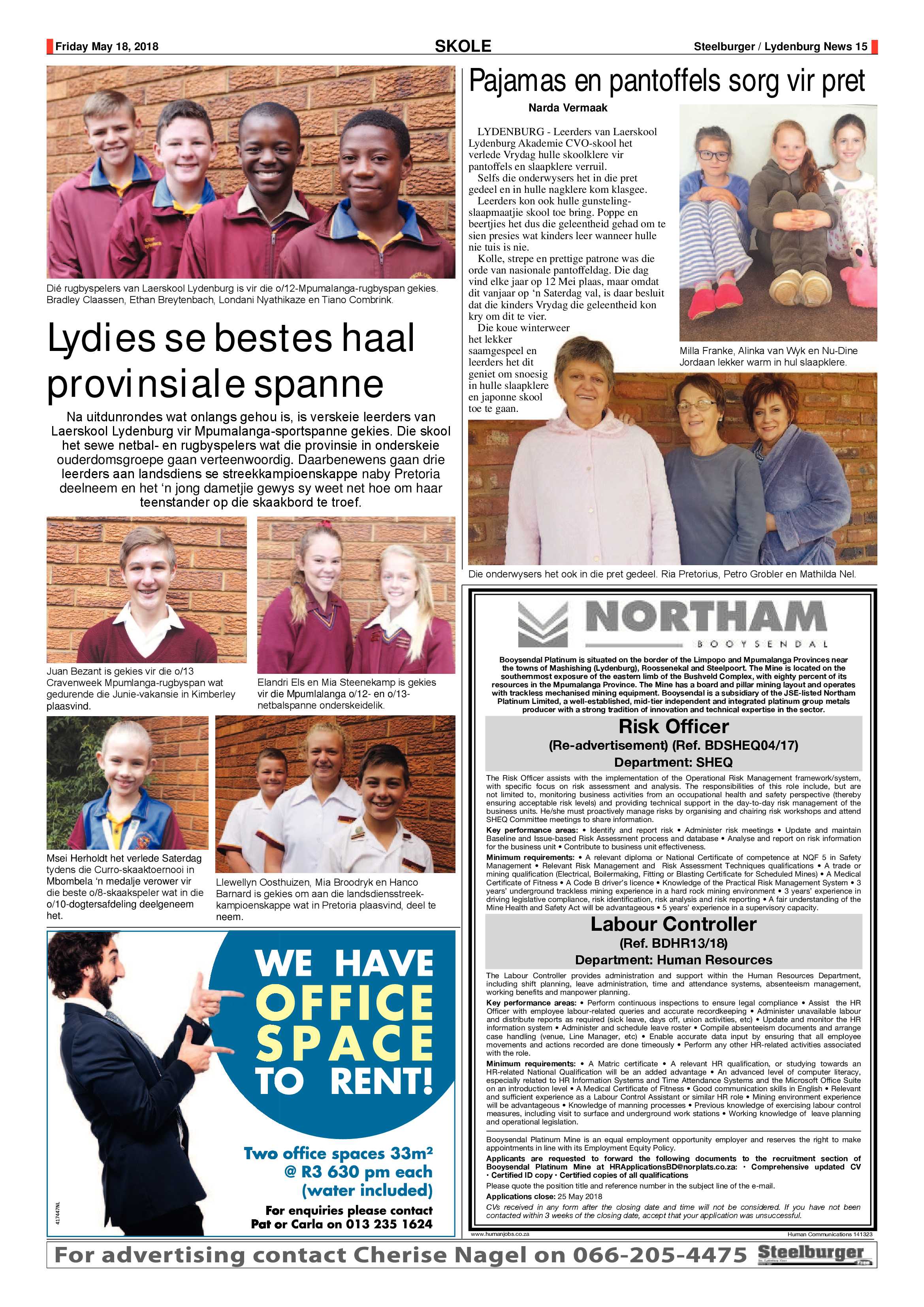 Steelburger News 18 May 2018 page 15