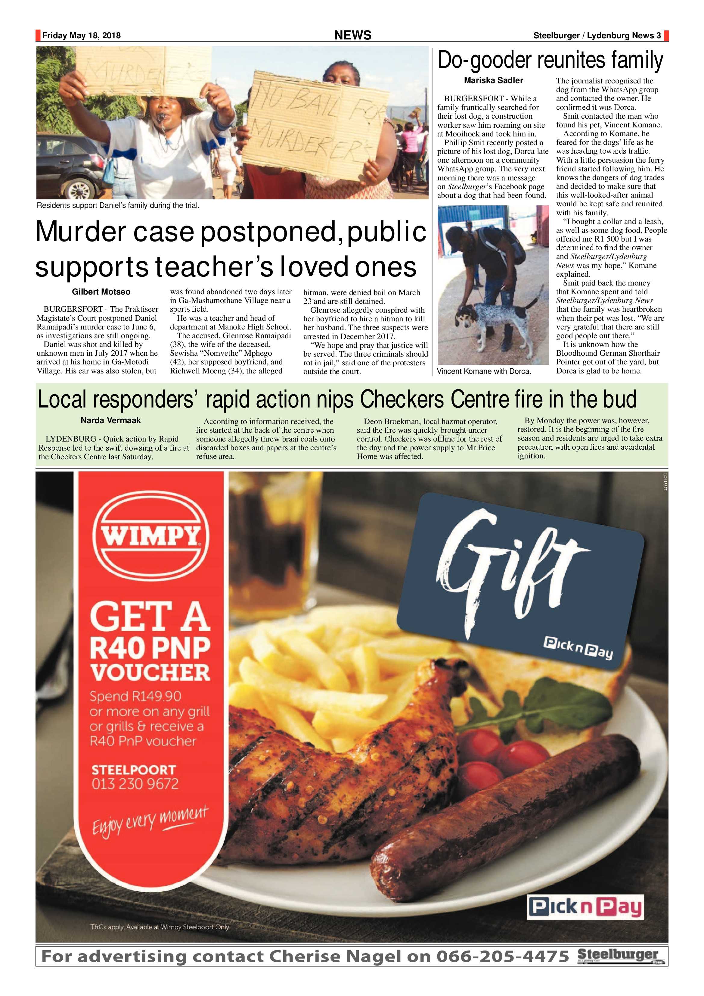 Steelburger News 18 May 2018 page 3