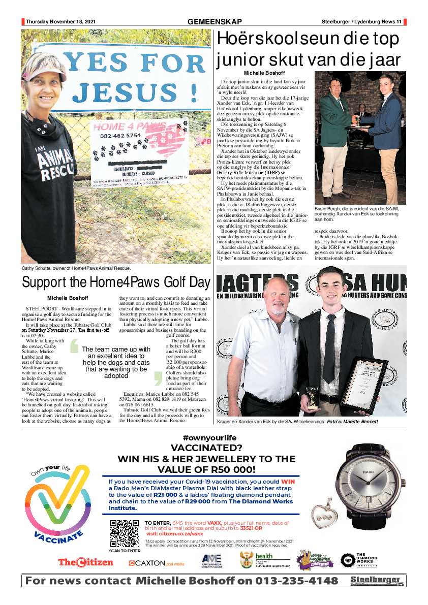 Steelburger News 18 November 2021 page 11