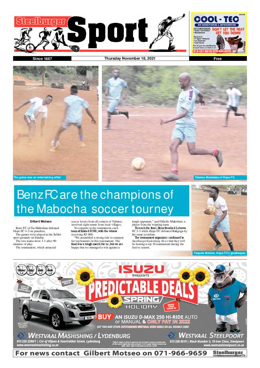 Steelburger News 18 November 2021 page 12