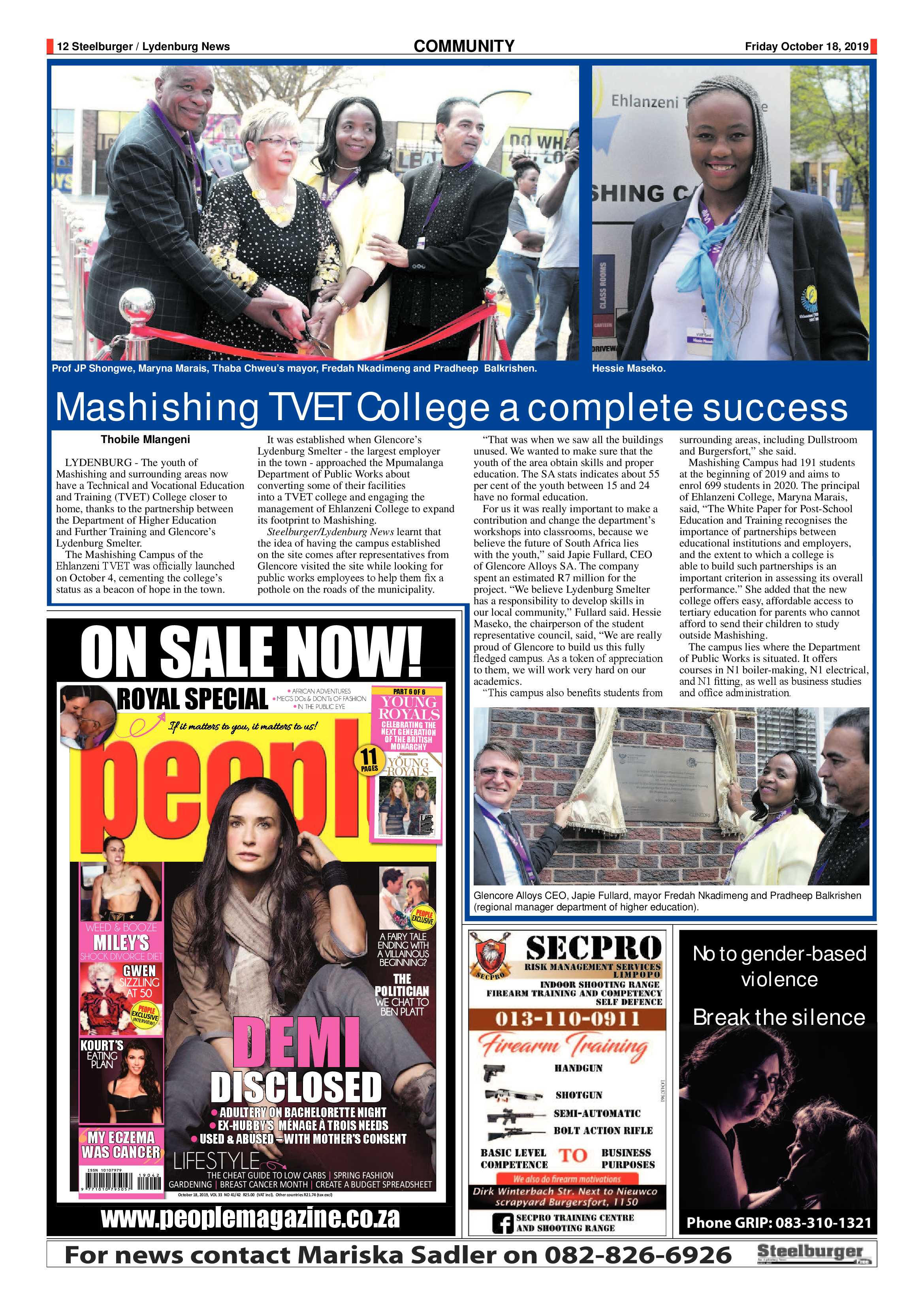 Steelburger News 18 October 2019 page 12
