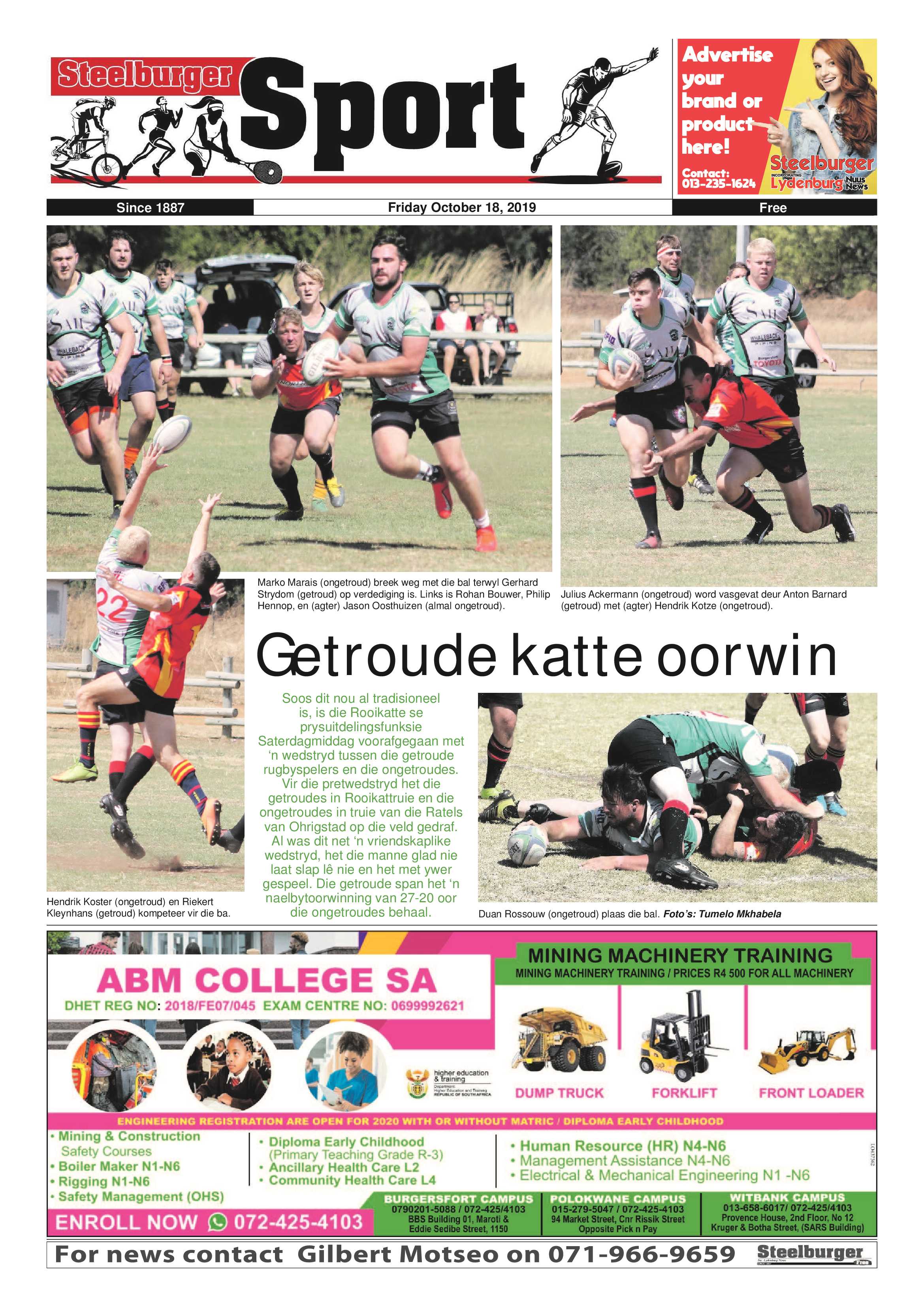 Steelburger News 18 October 2019 page 16
