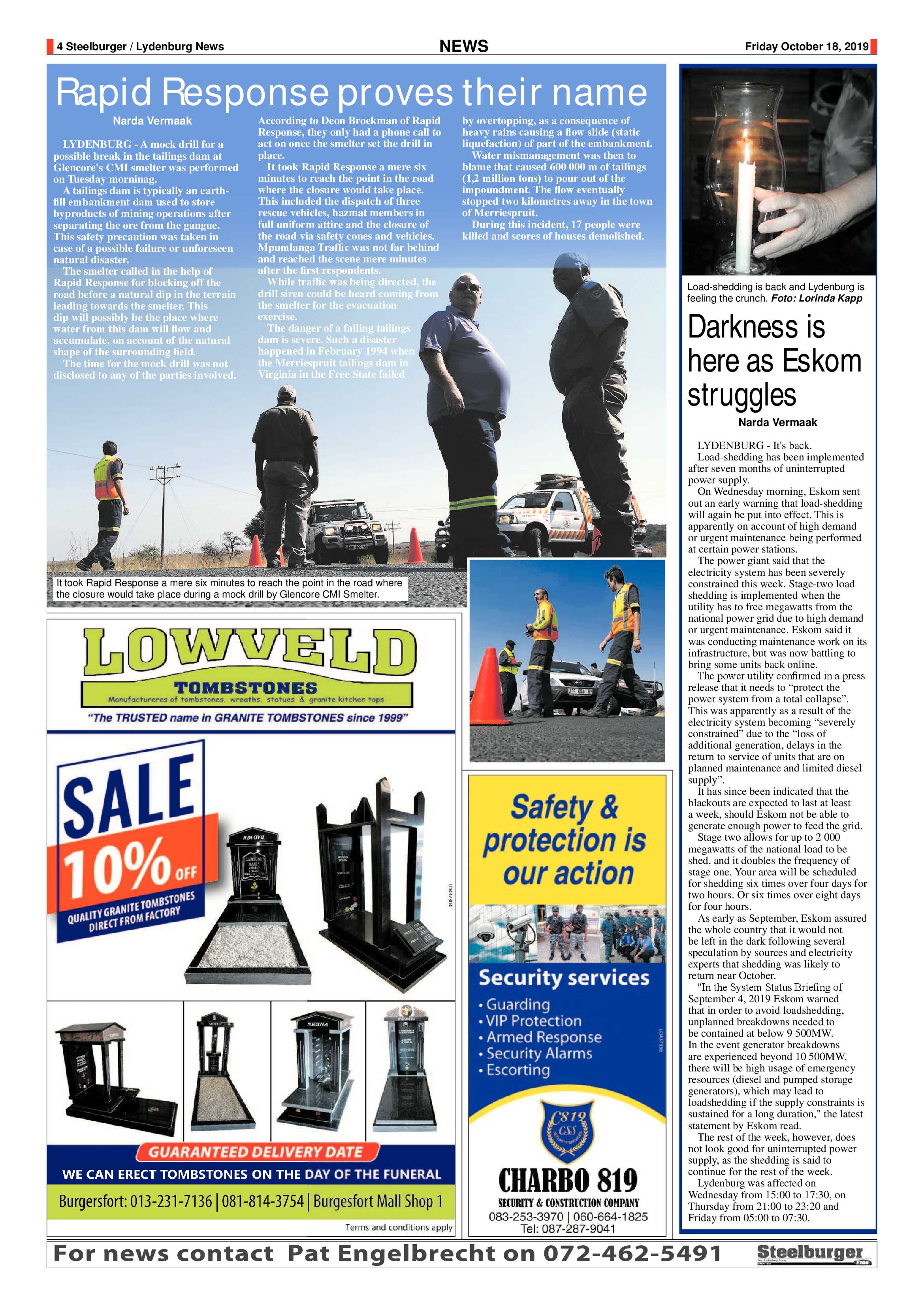 Steelburger News 18 October 2019 page 4