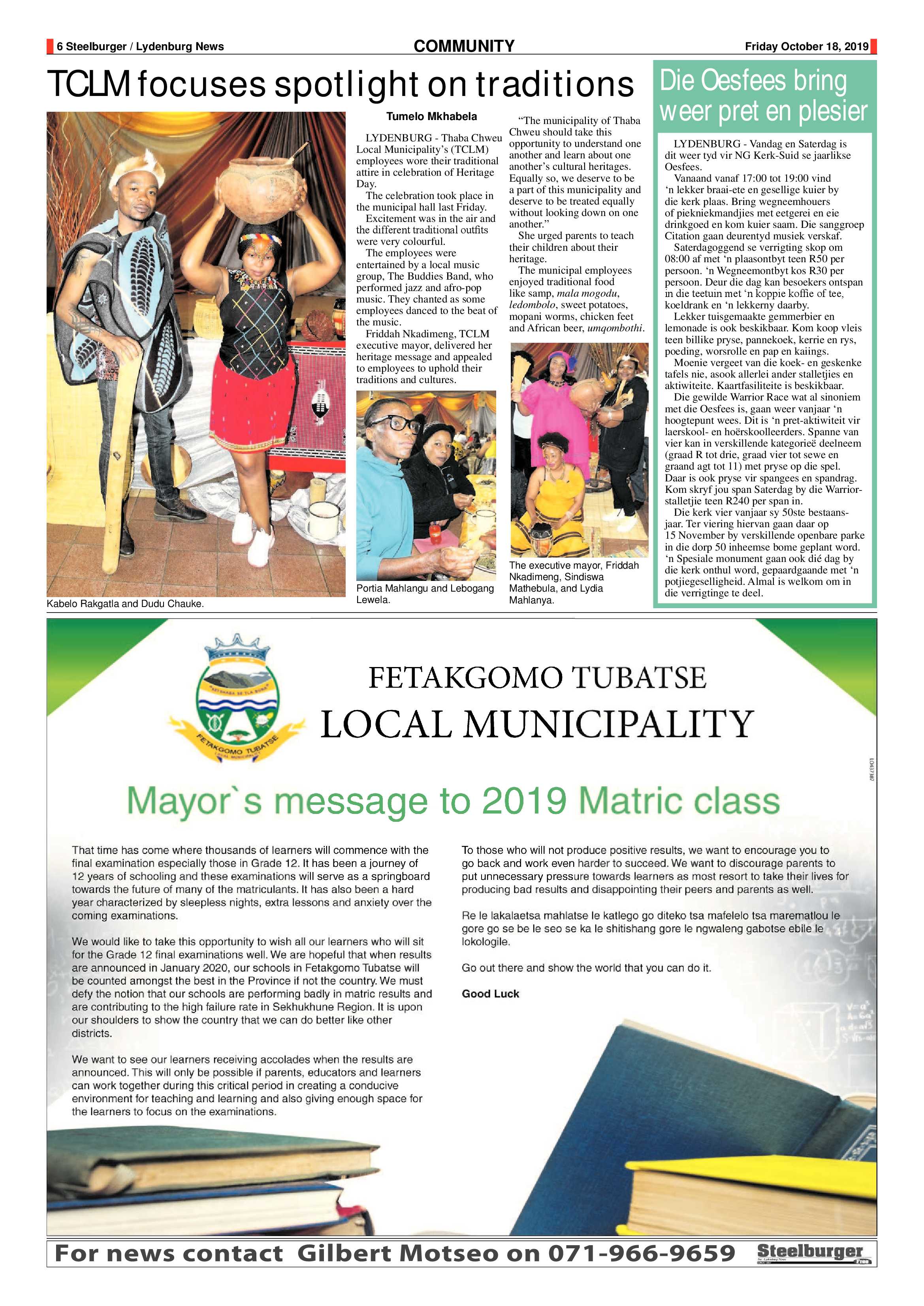 Steelburger News 18 October 2019 page 6