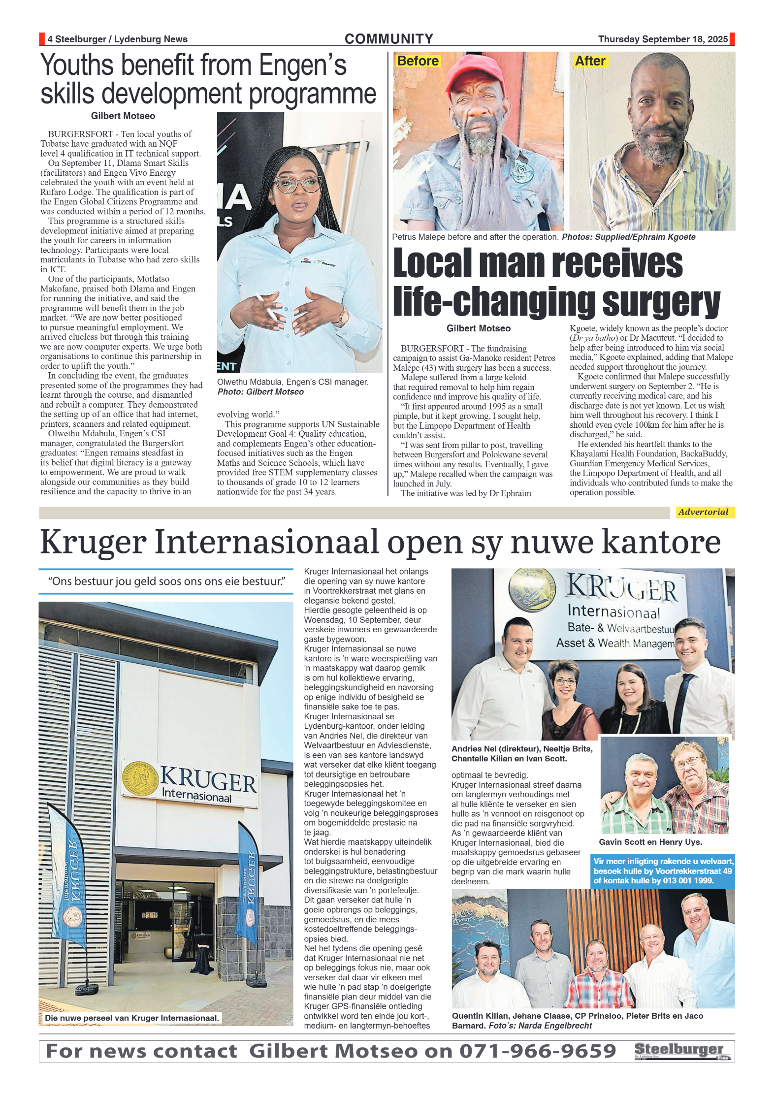 Steelburger News 18 September 2025 page 4