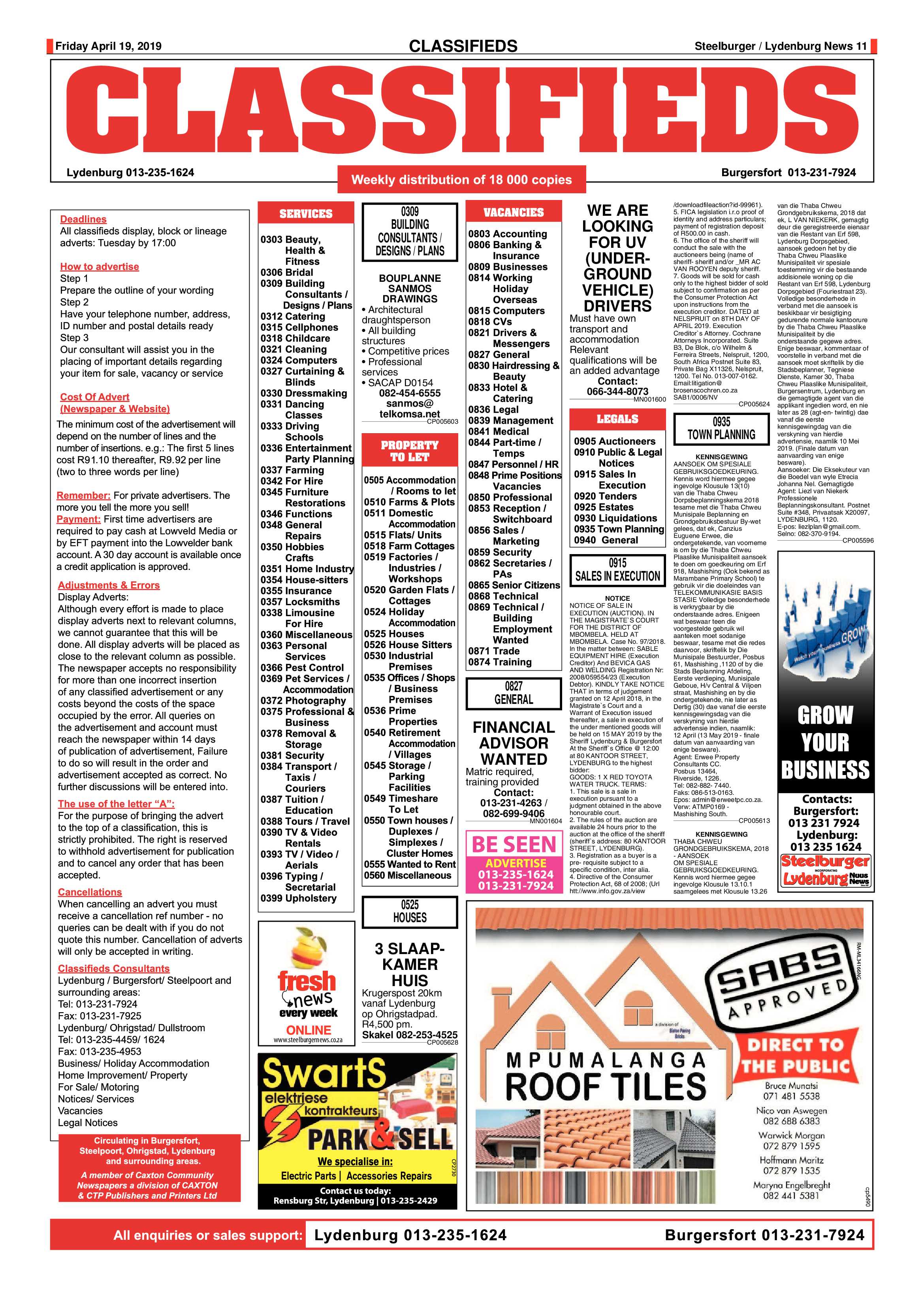 Steelburger News 19 April 2019 page 11