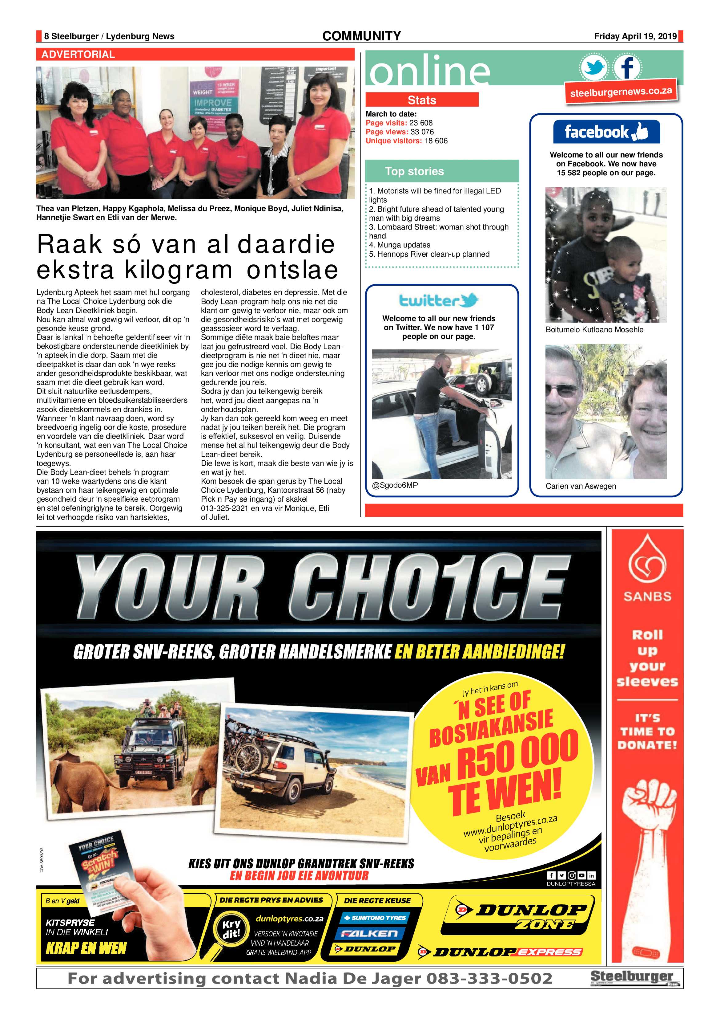 Steelburger News 19 April 2019 page 8