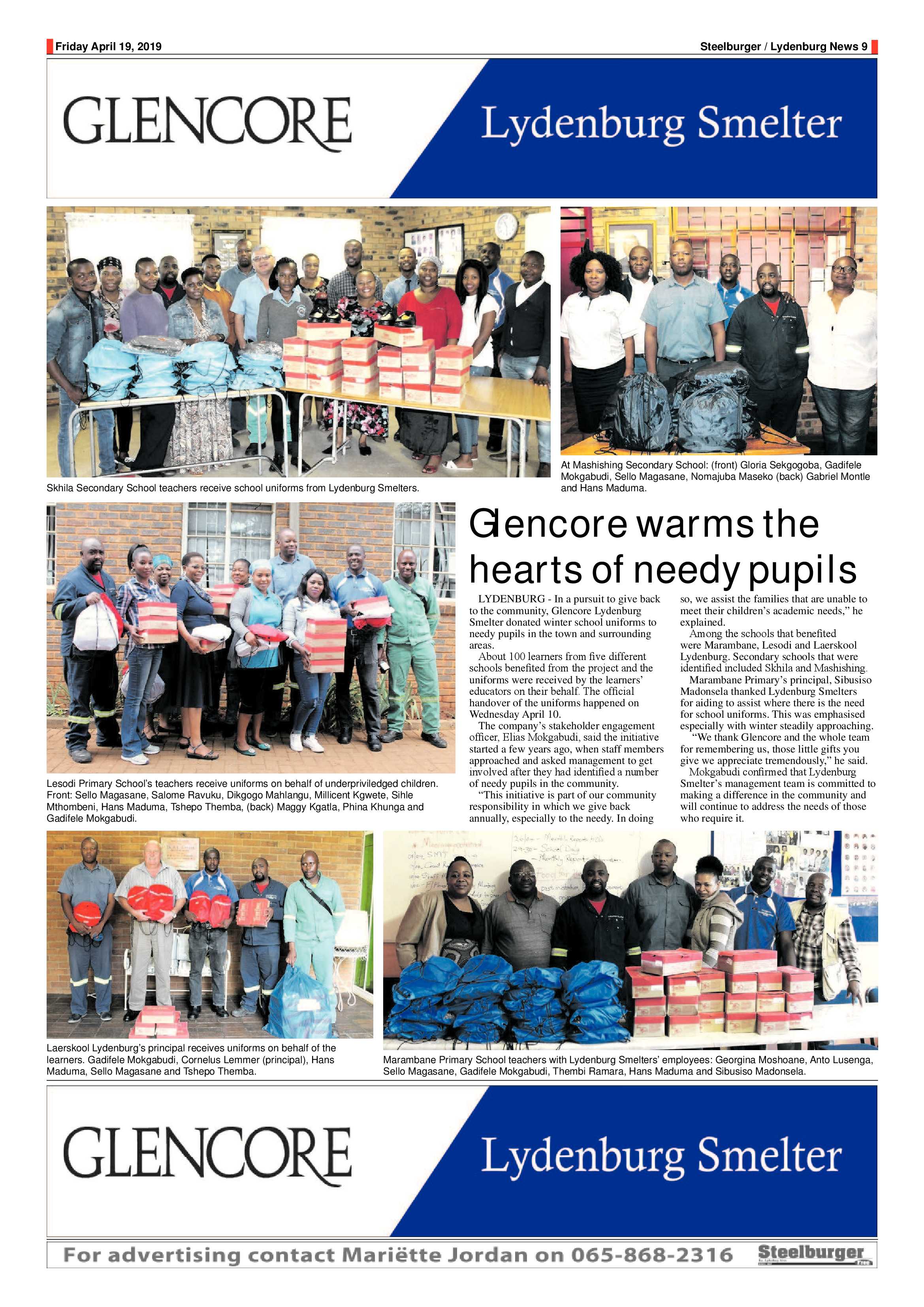Steelburger News 19 April 2019 page 9