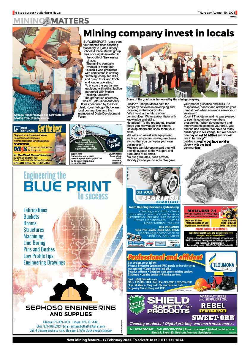 Steelburger News 19 August 2021 page 8
