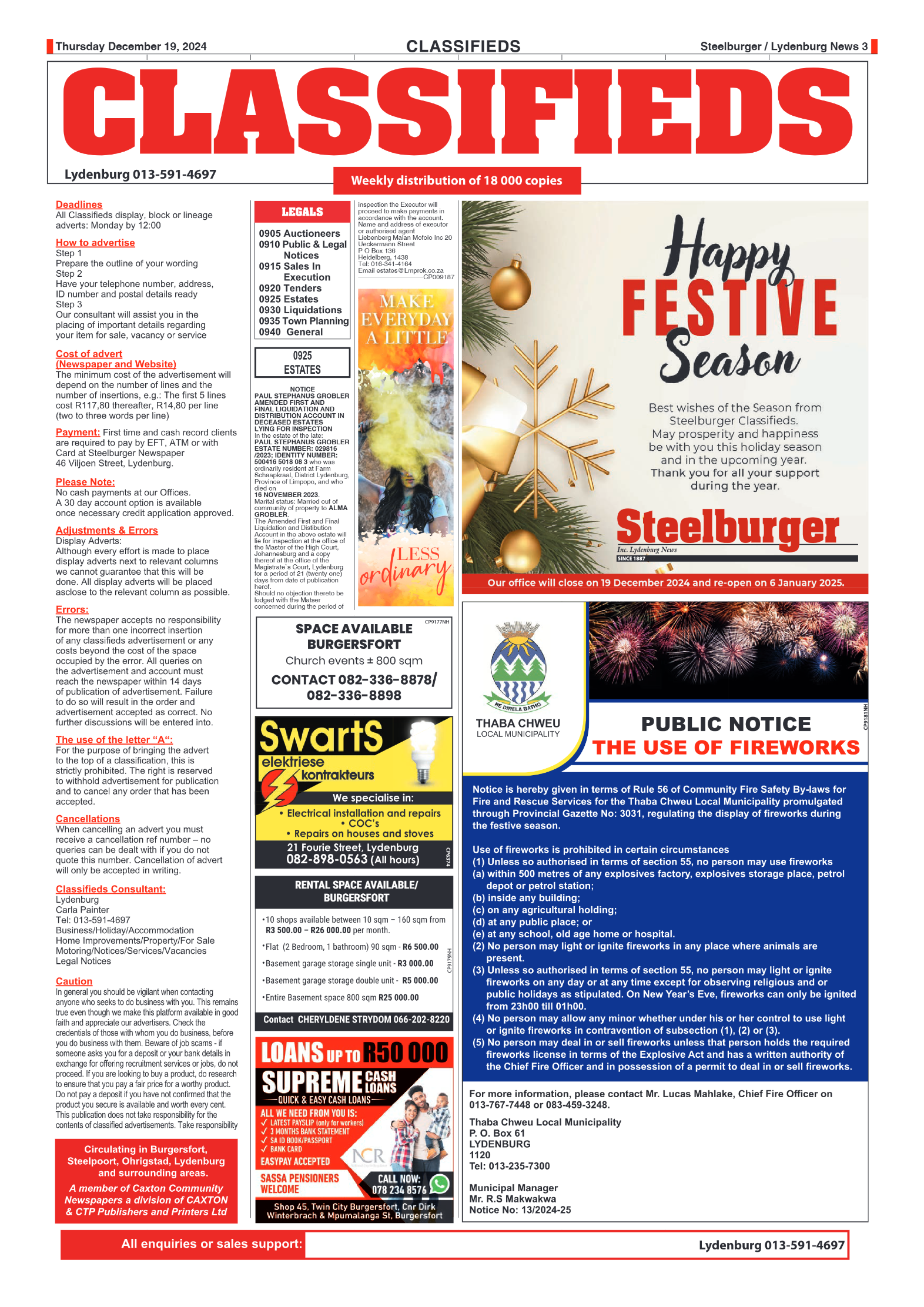 Steelburger News 19 December 2024 page 3