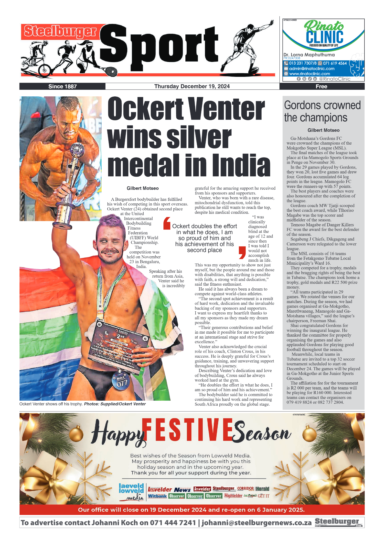 Steelburger News 19 December 2024 page 4