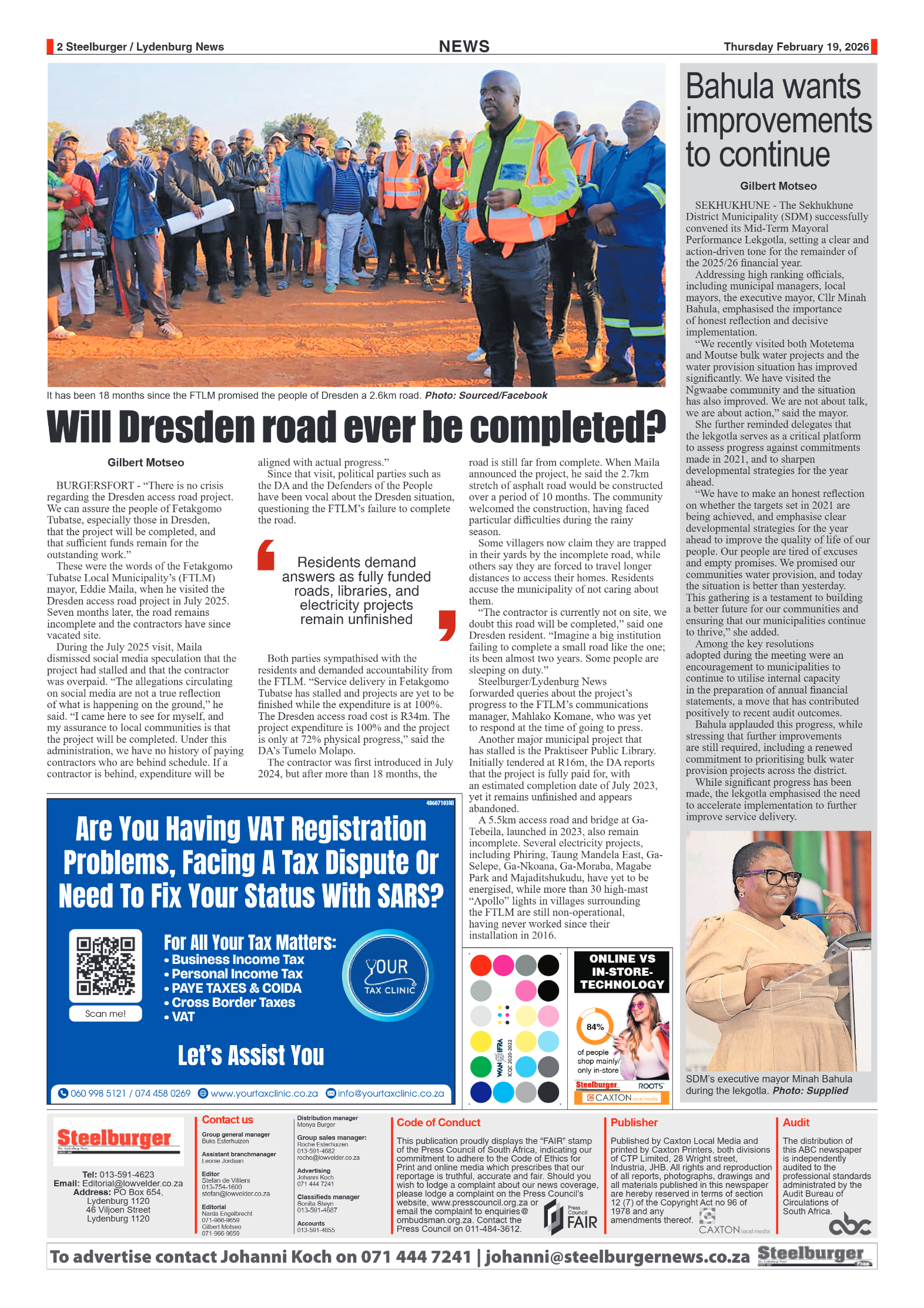 Steelburger News 19 February 2026 page 2