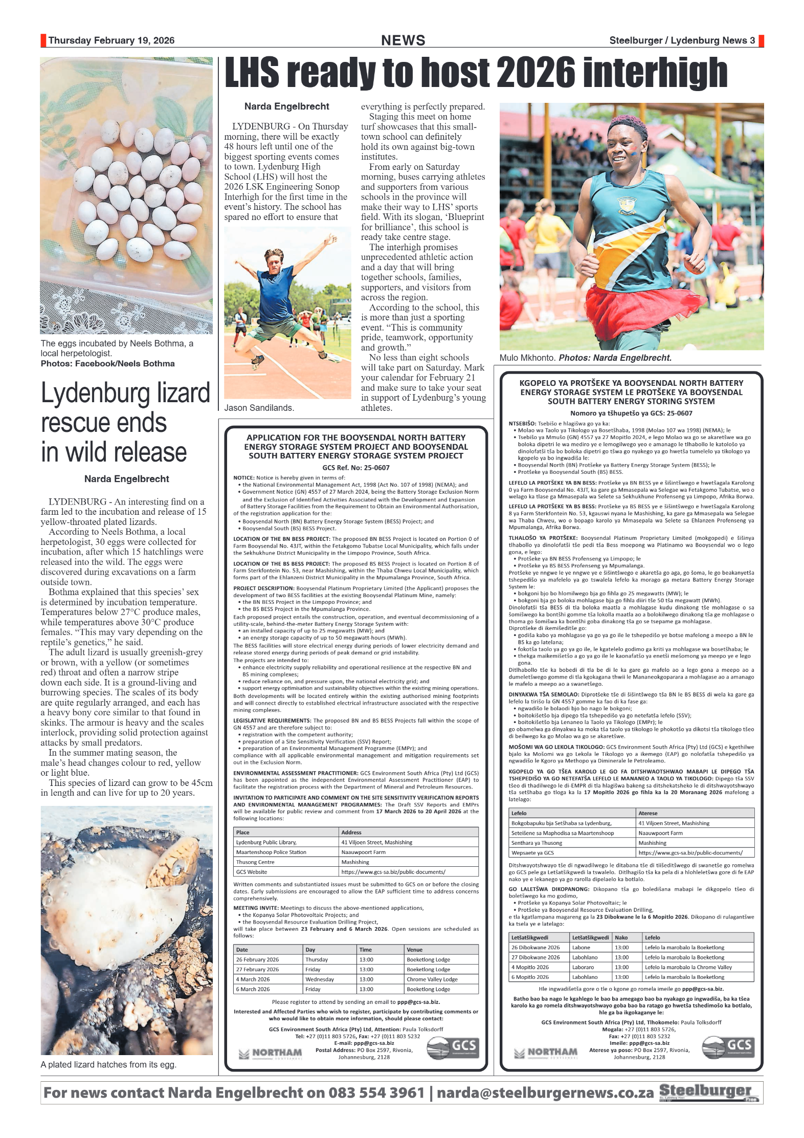 Steelburger News 19 February 2026 page 3