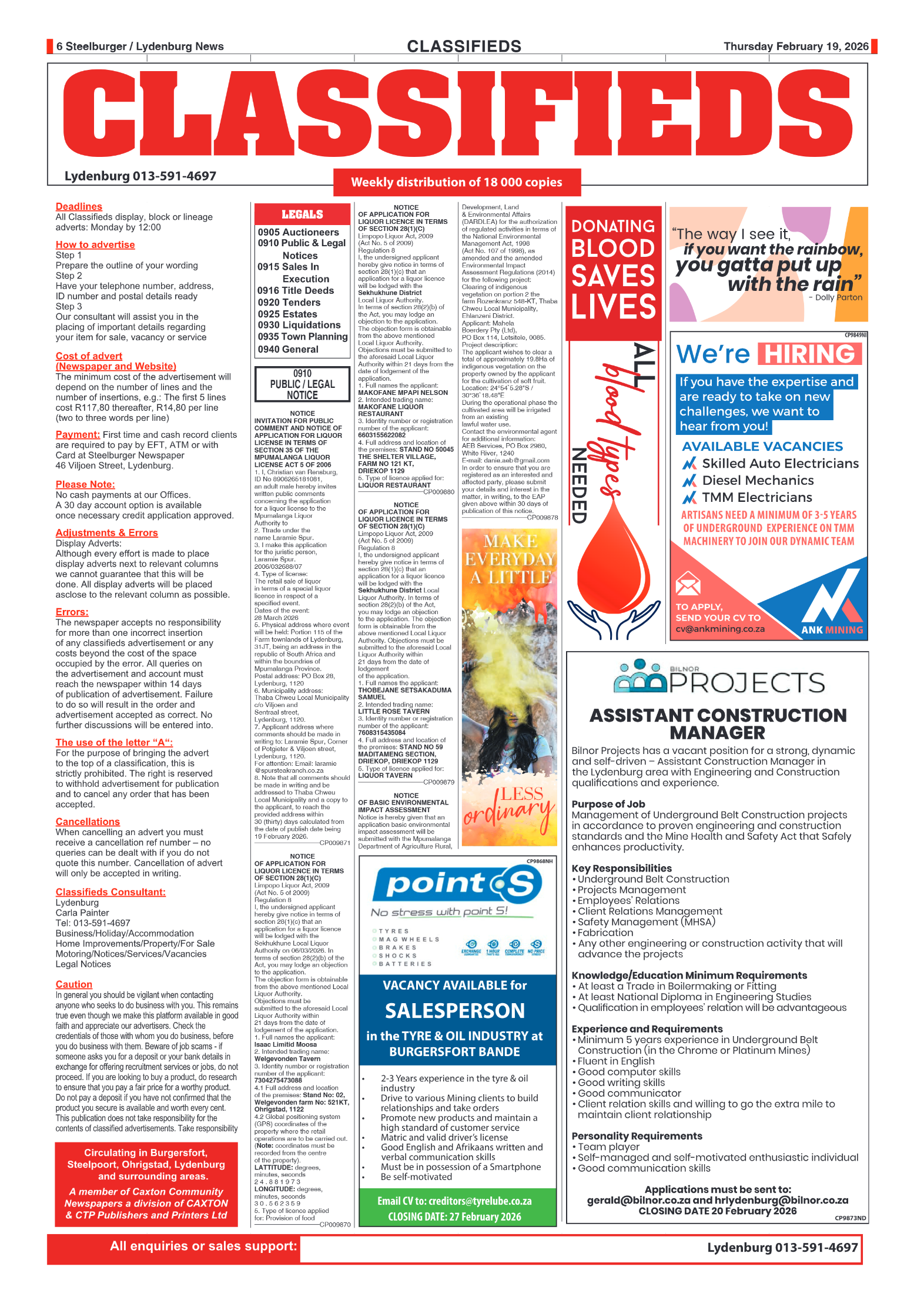 Steelburger News 19 February 2026 page 6