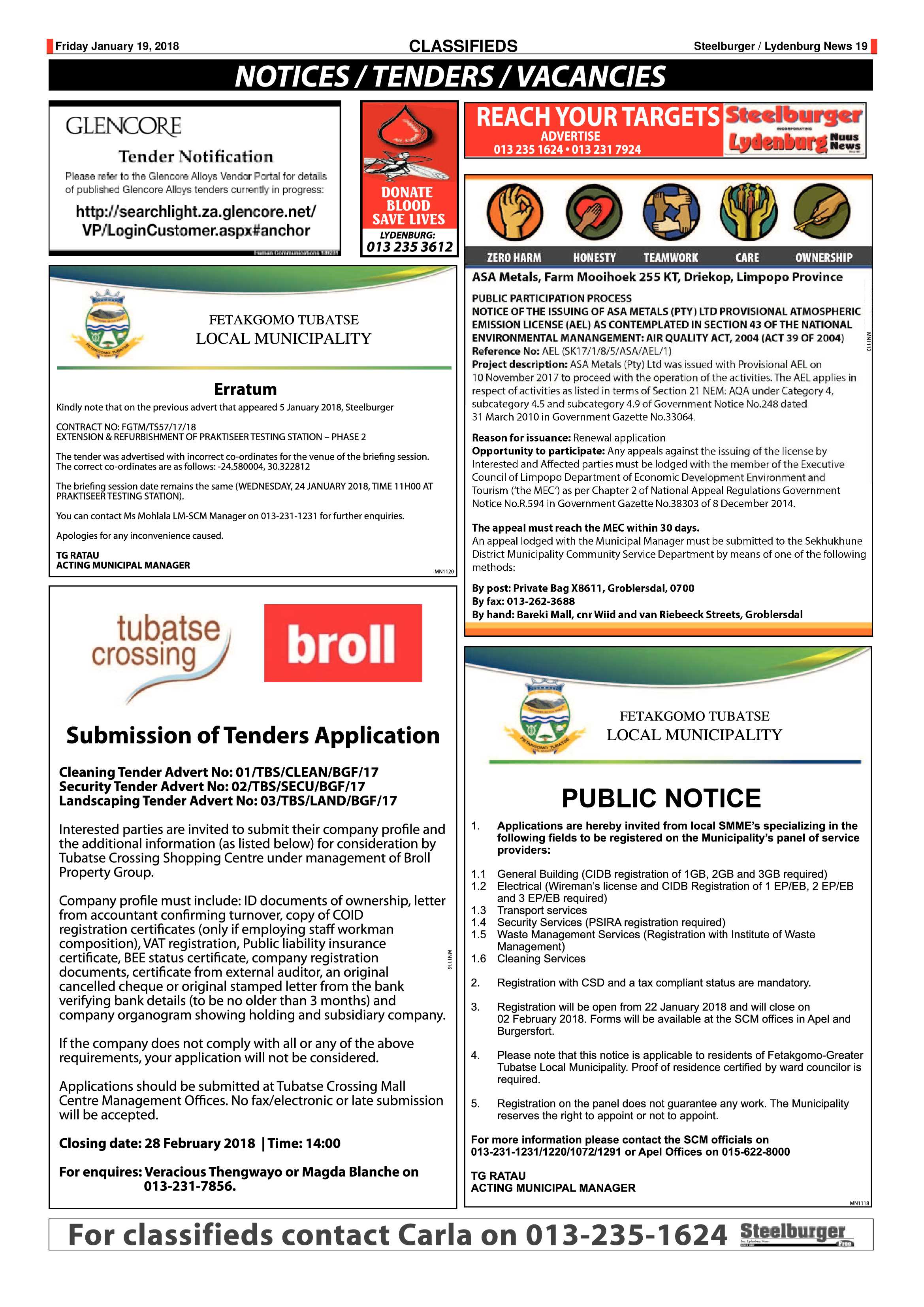 Steelburger News 19 January 2018 page 19