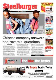 Steelburger News 19 January 2018