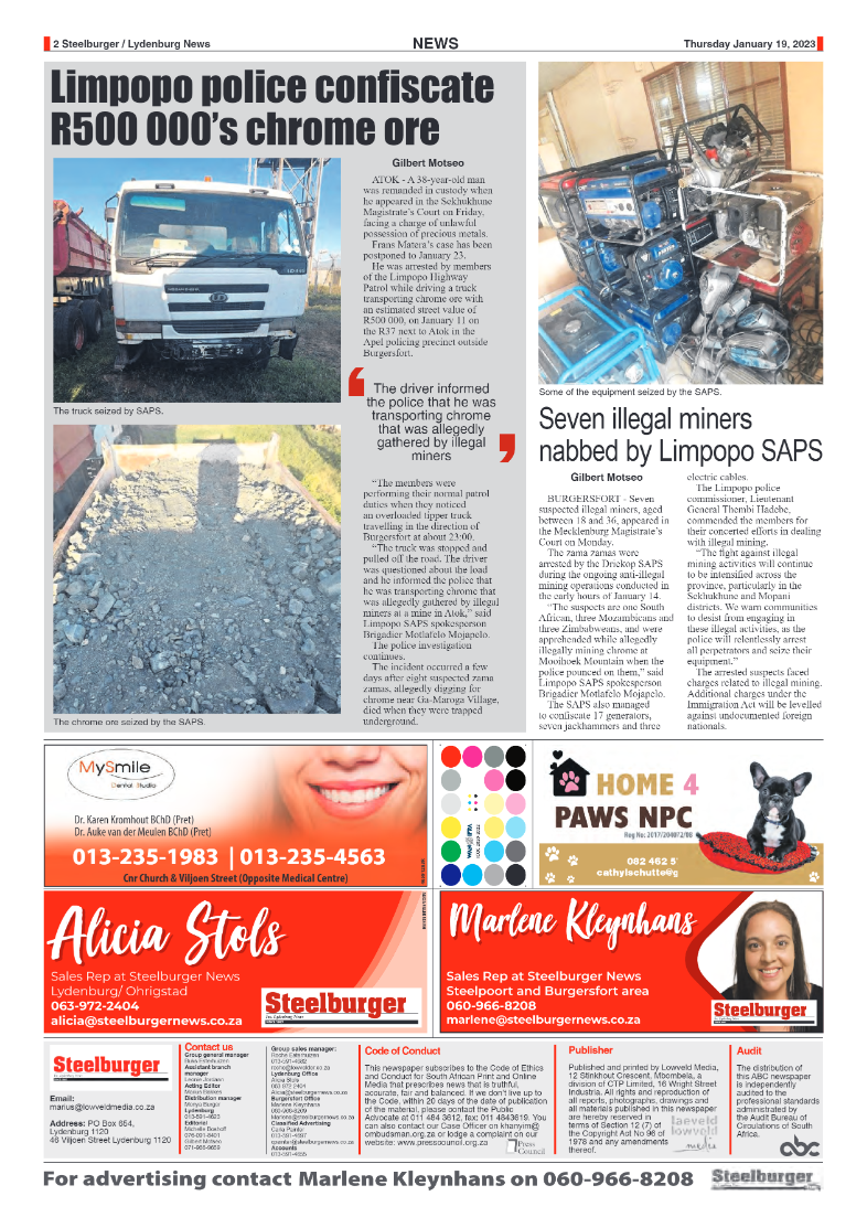 Steelburger News 19 January 2023 page 2