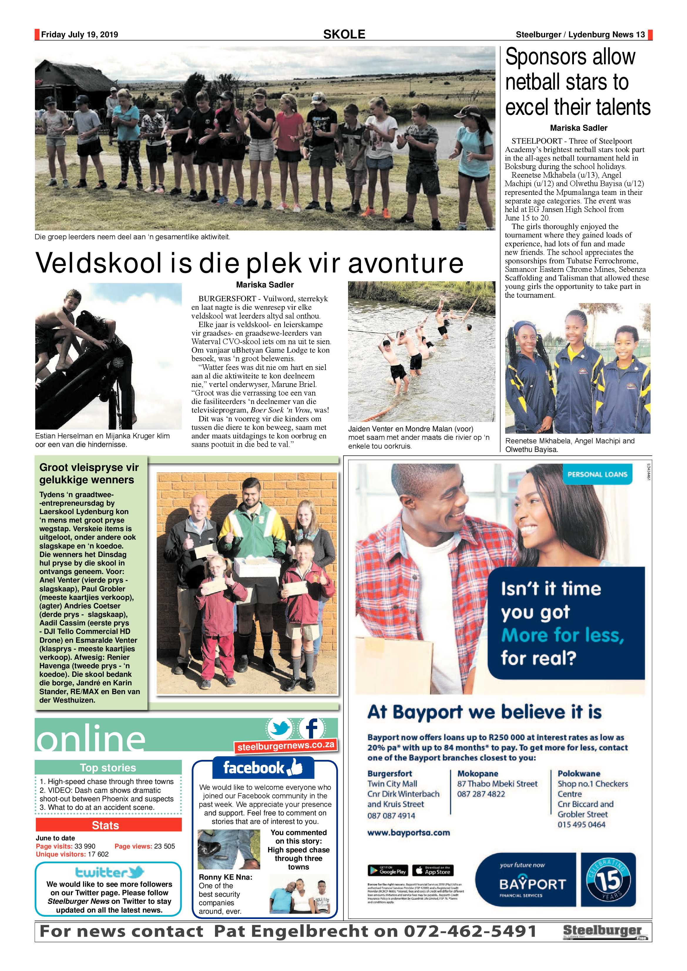 Steelburger News 19 July 2019 page 13