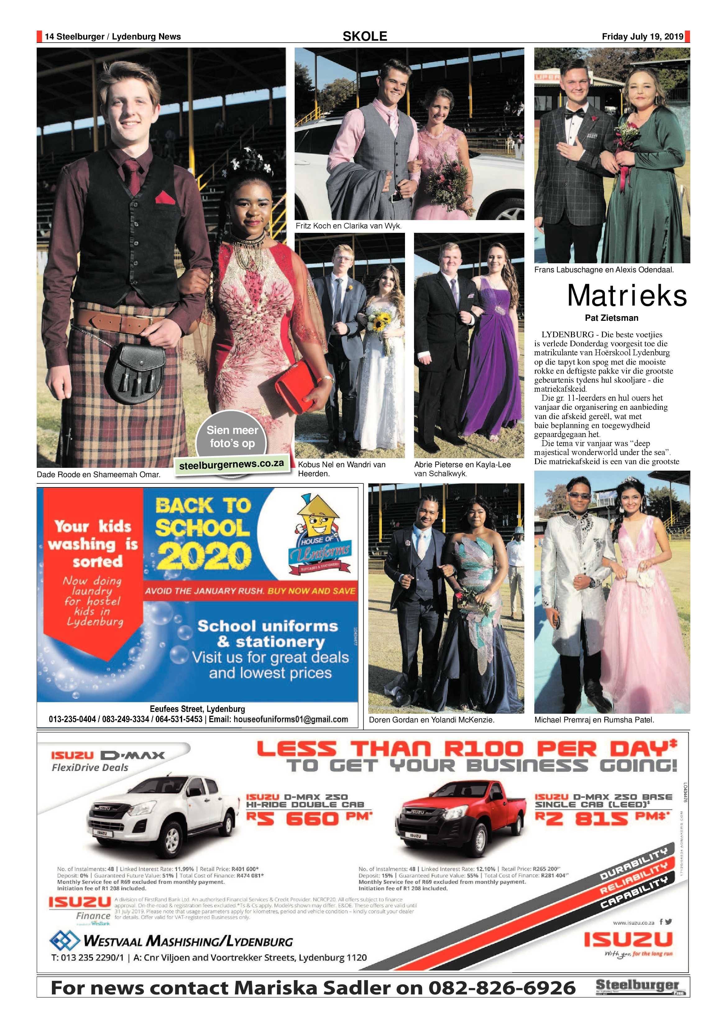 Steelburger News 19 July 2019 page 14
