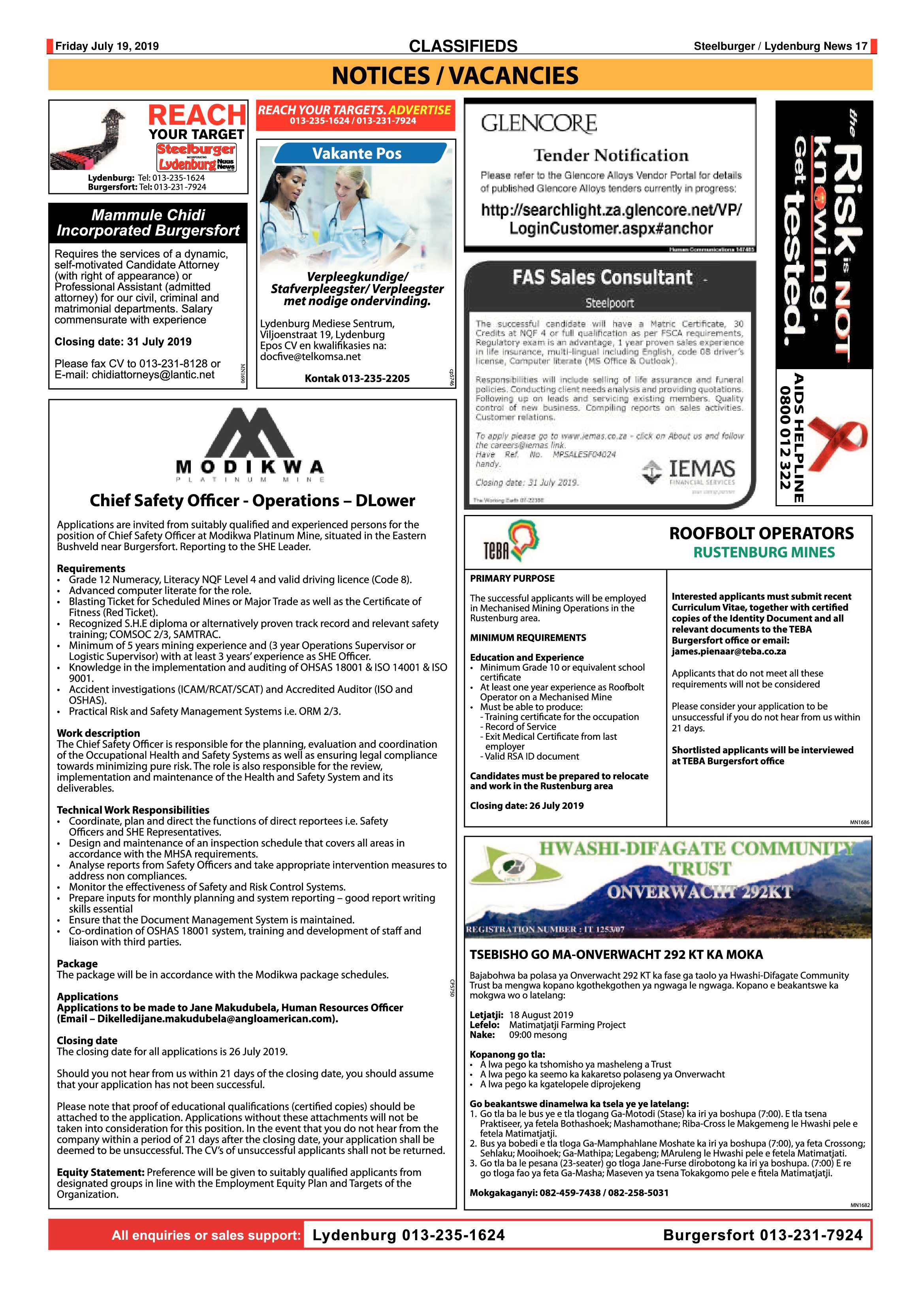 Steelburger News 19 July 2019 page 17