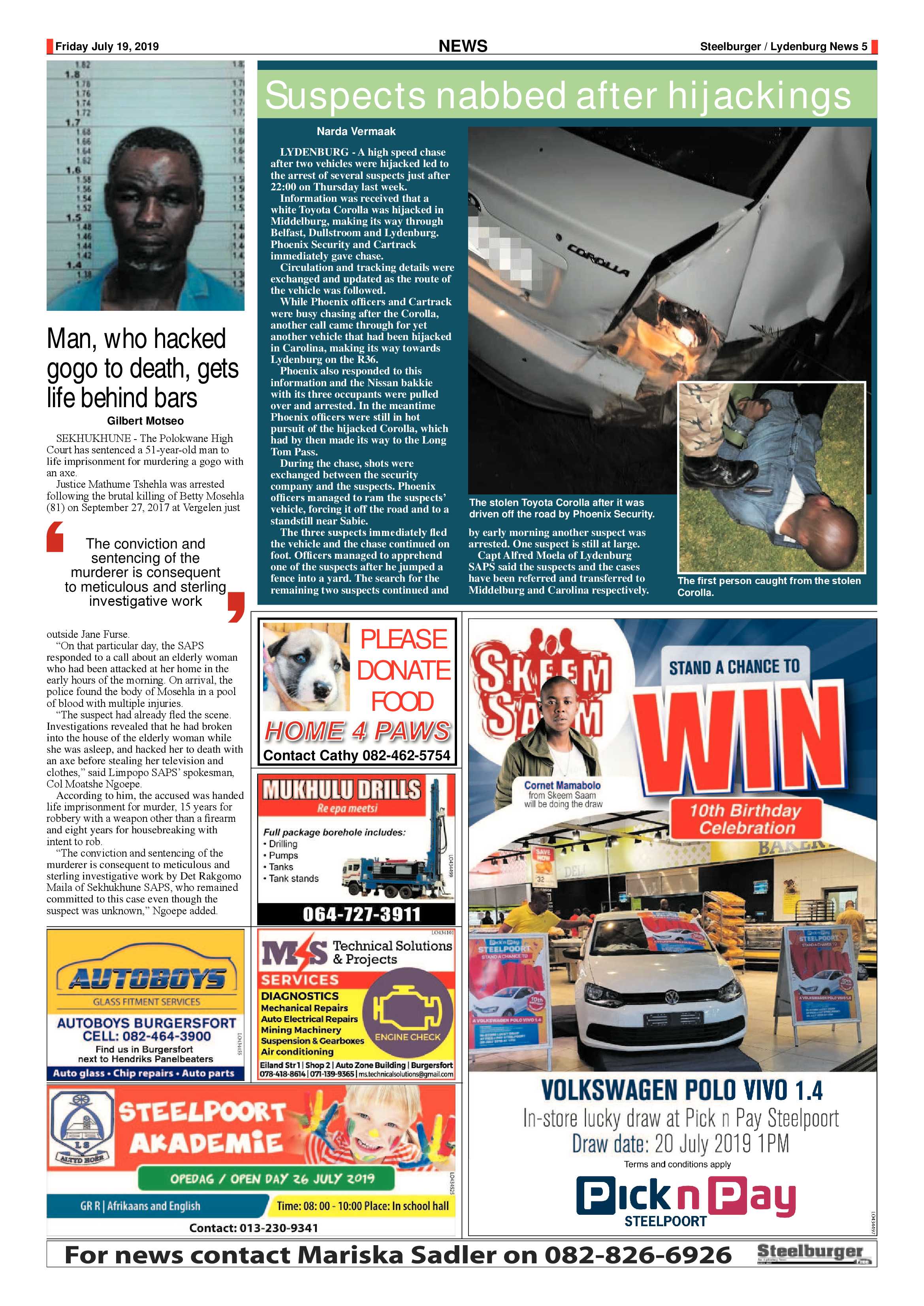 Steelburger News 19 July 2019 page 5