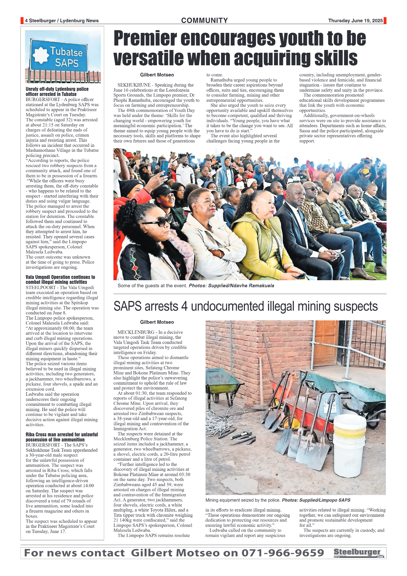 Steelburger News 19 June 2025 page 4