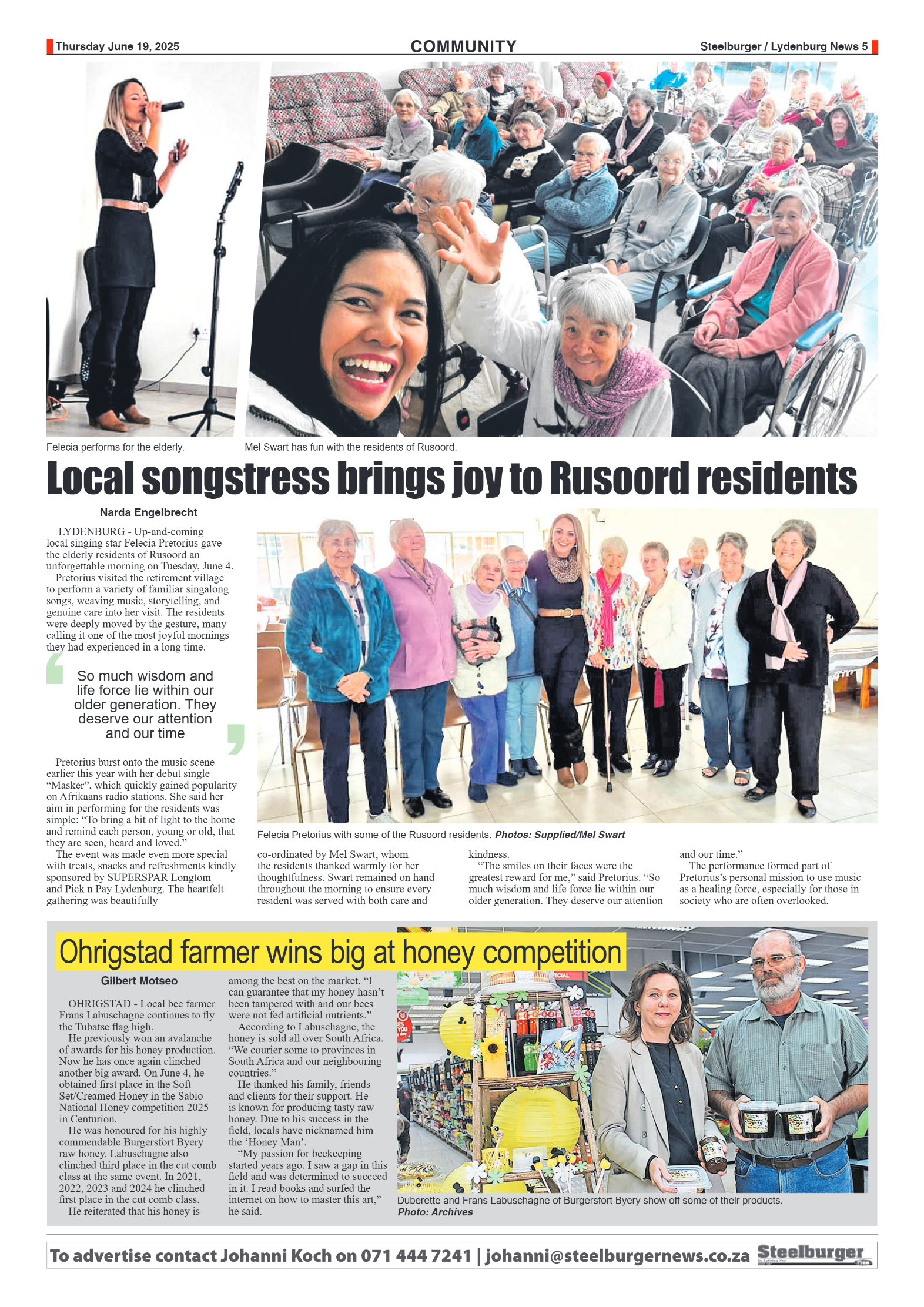 Steelburger News 19 June 2025 page 5