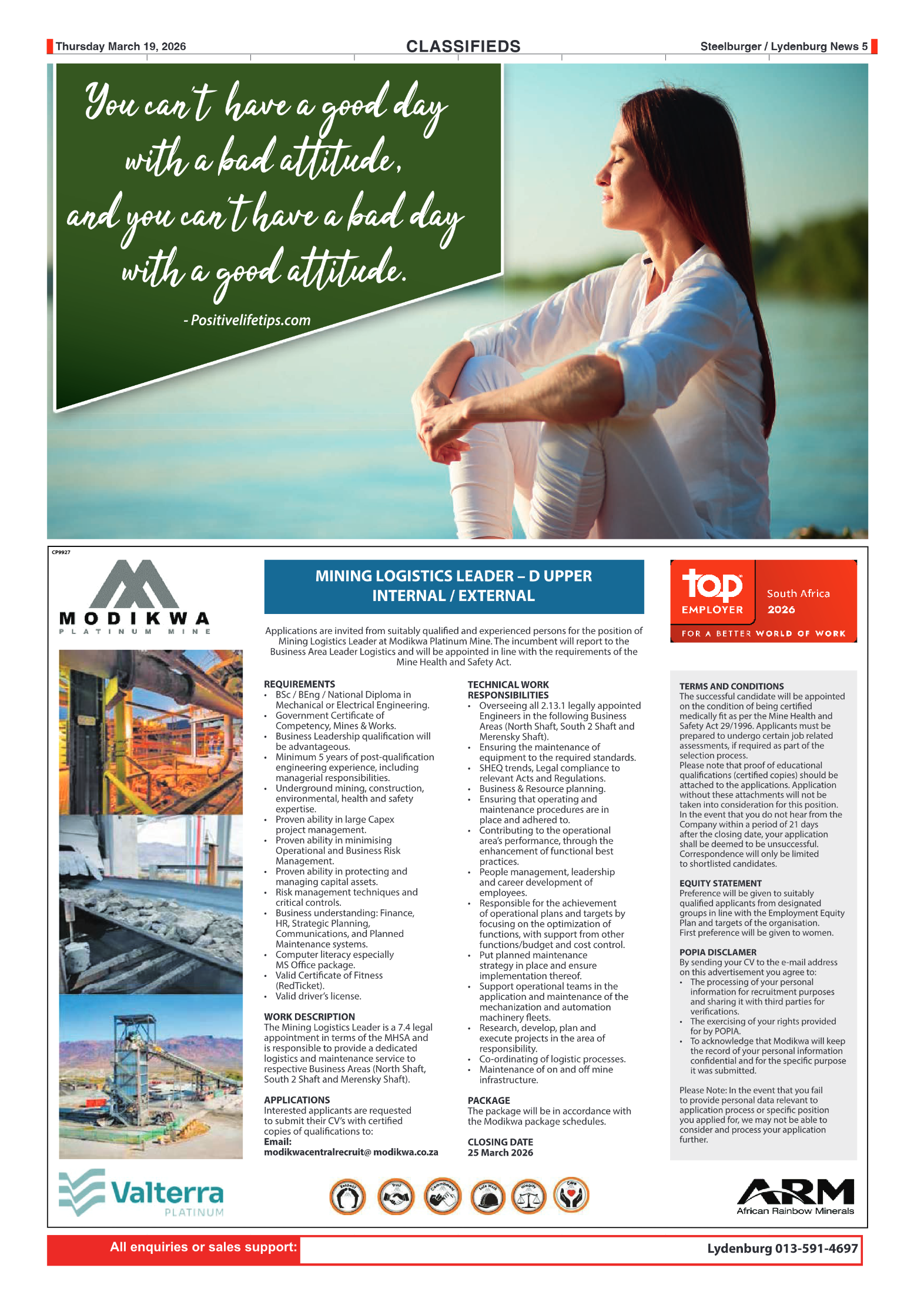 Steelburger News 19 March 2026 page 5