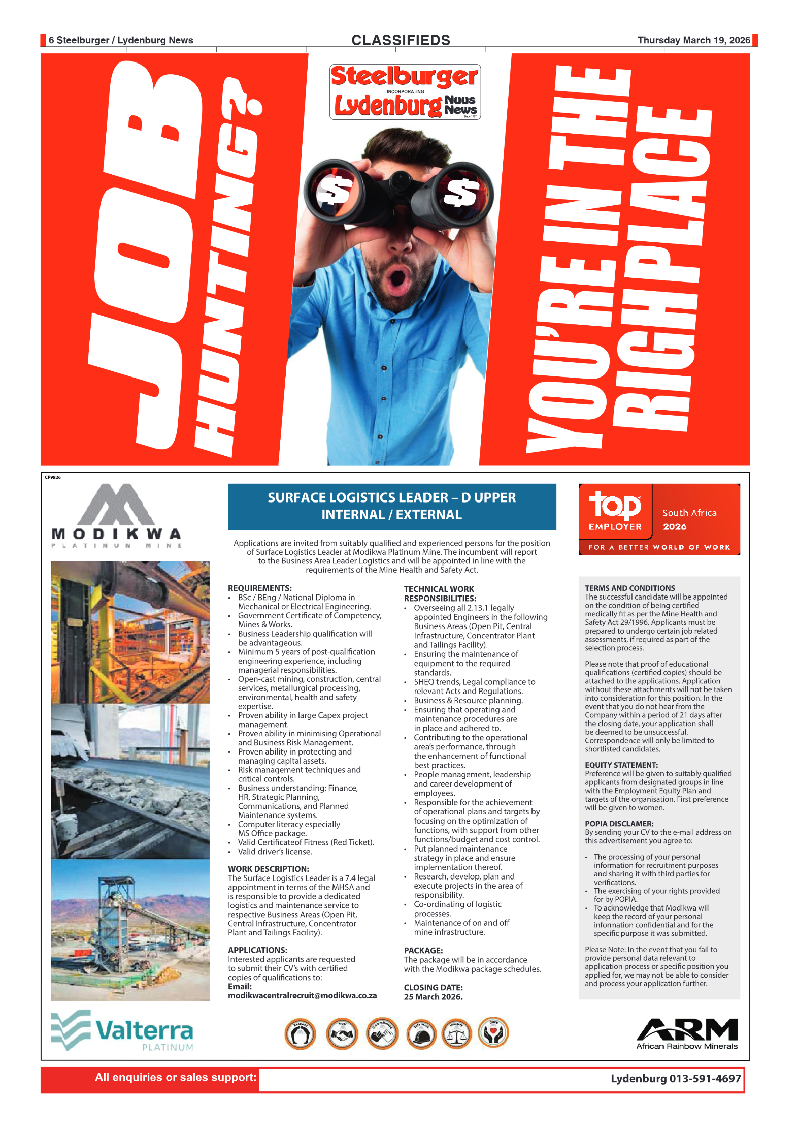 Steelburger News 19 March 2026 page 6