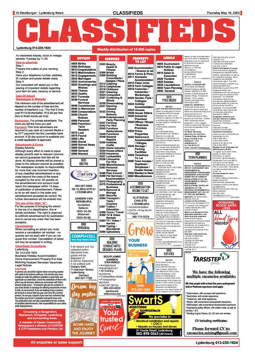 Steelburger News 19 May 2022 page 10