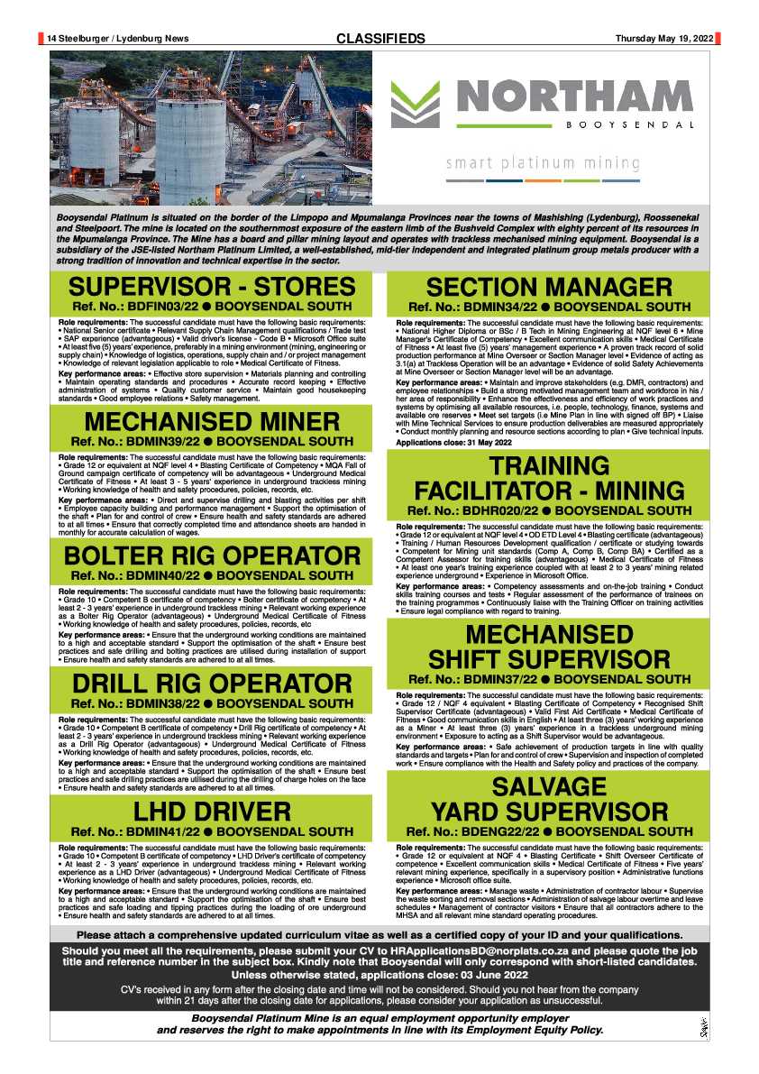 Steelburger News 19 May 2022 page 14