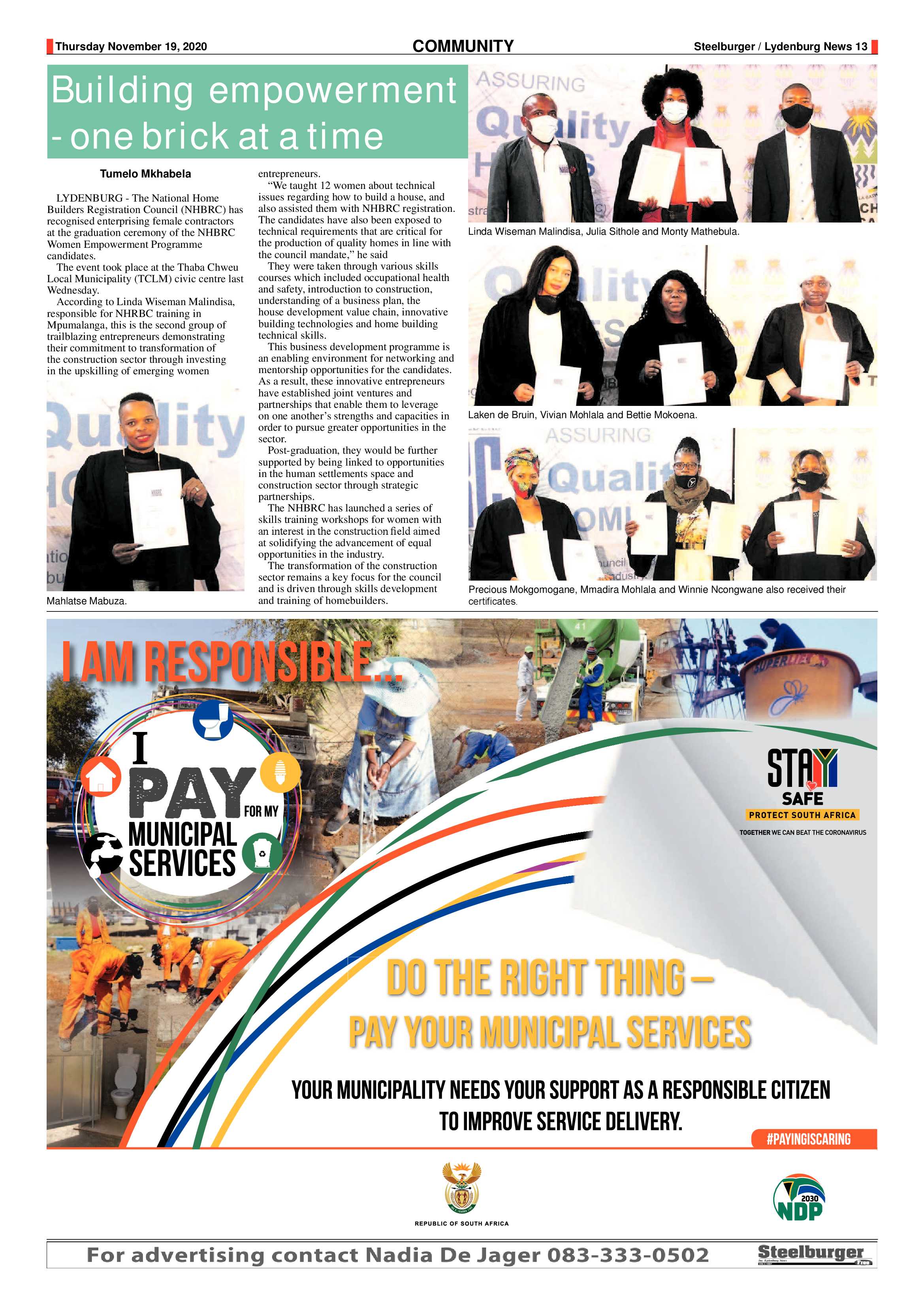 Steelburger News 19 November 2020 page 13