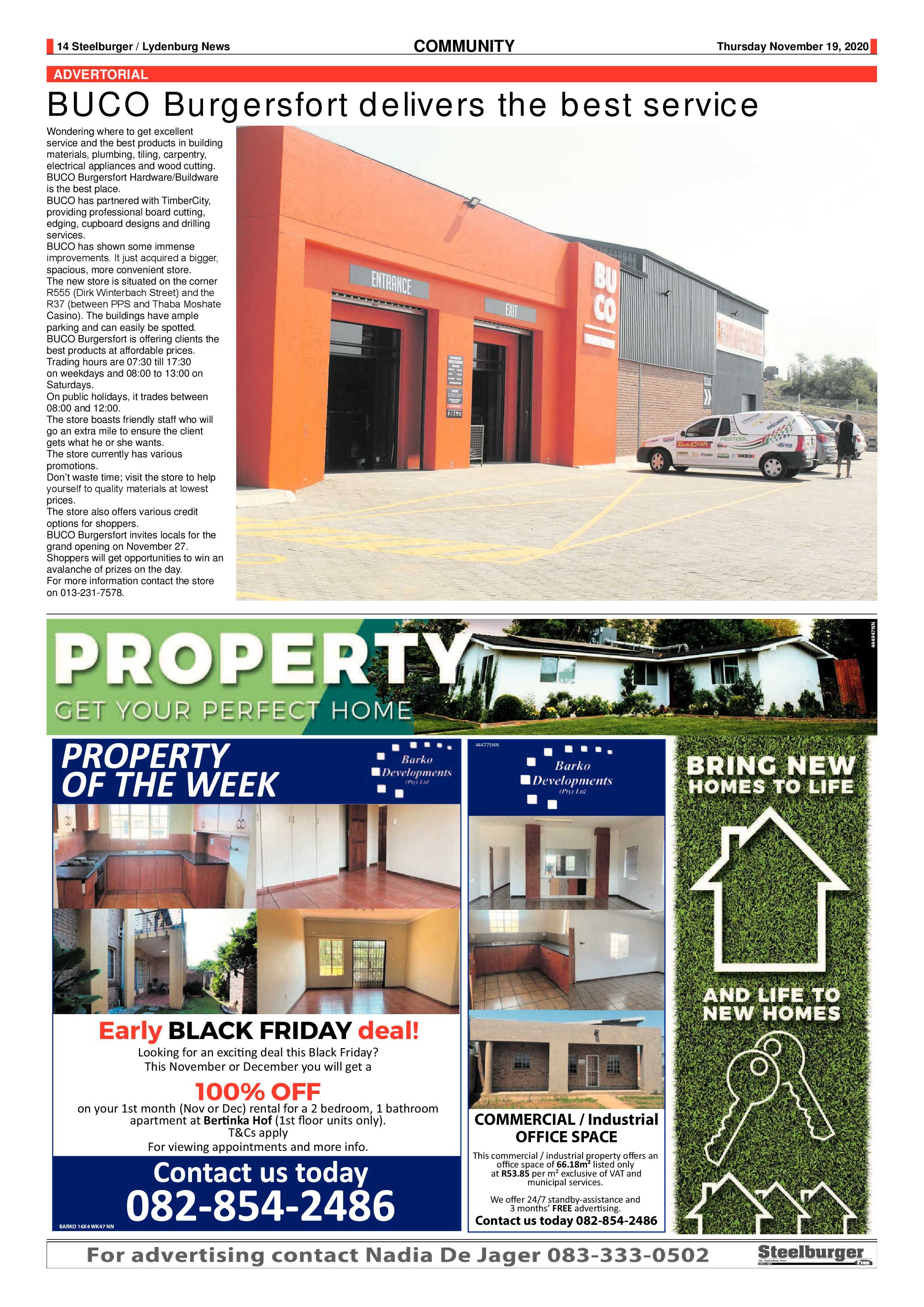 Steelburger News 19 November 2020 page 14