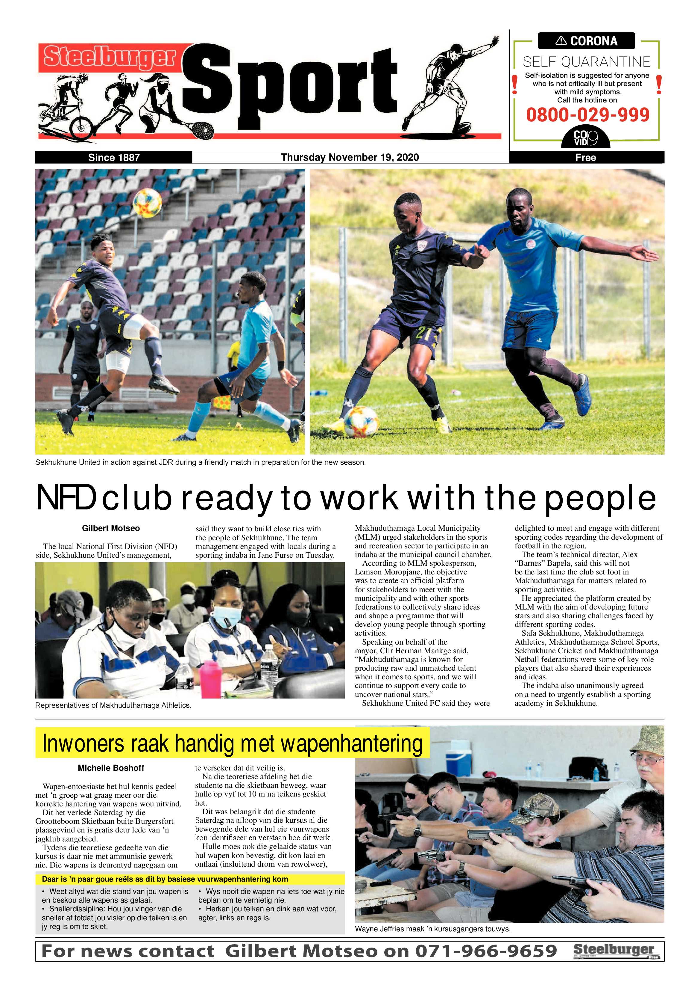 Steelburger News 19 November 2020 page 20