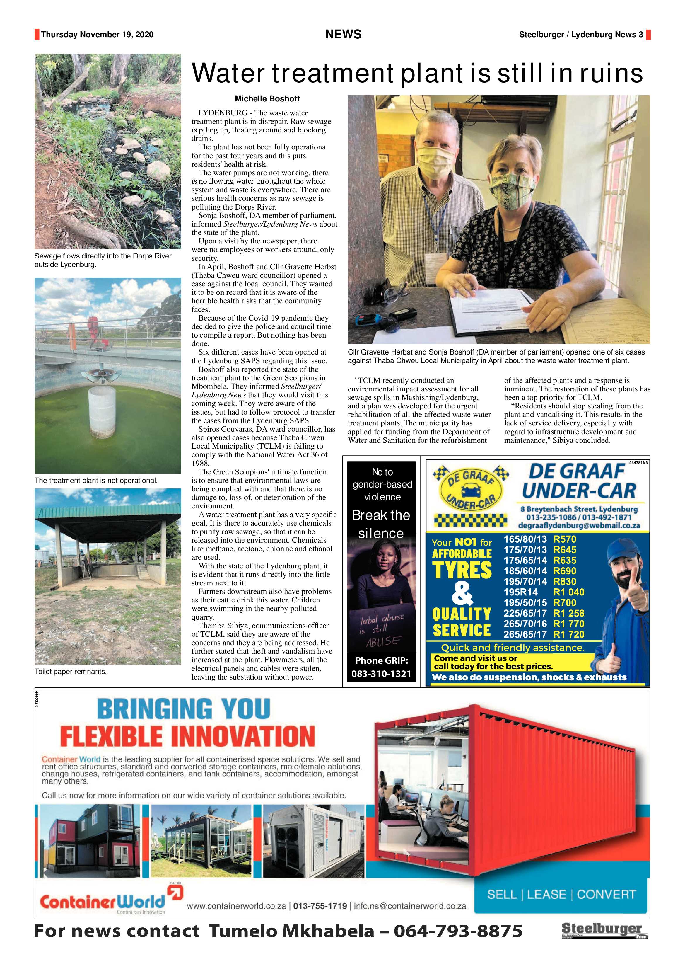 Steelburger News 19 November 2020 page 3