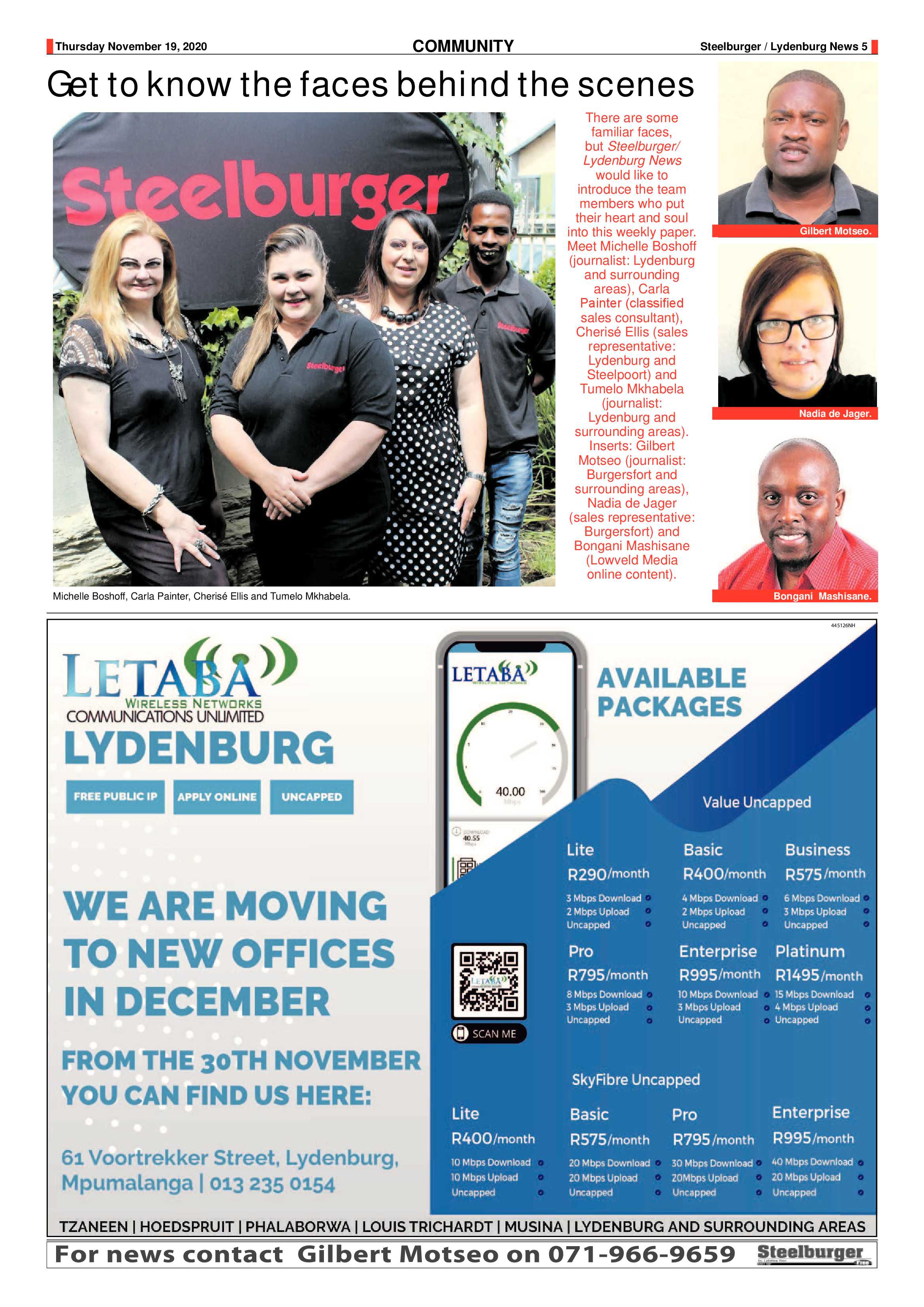 Steelburger News 19 November 2020 page 5