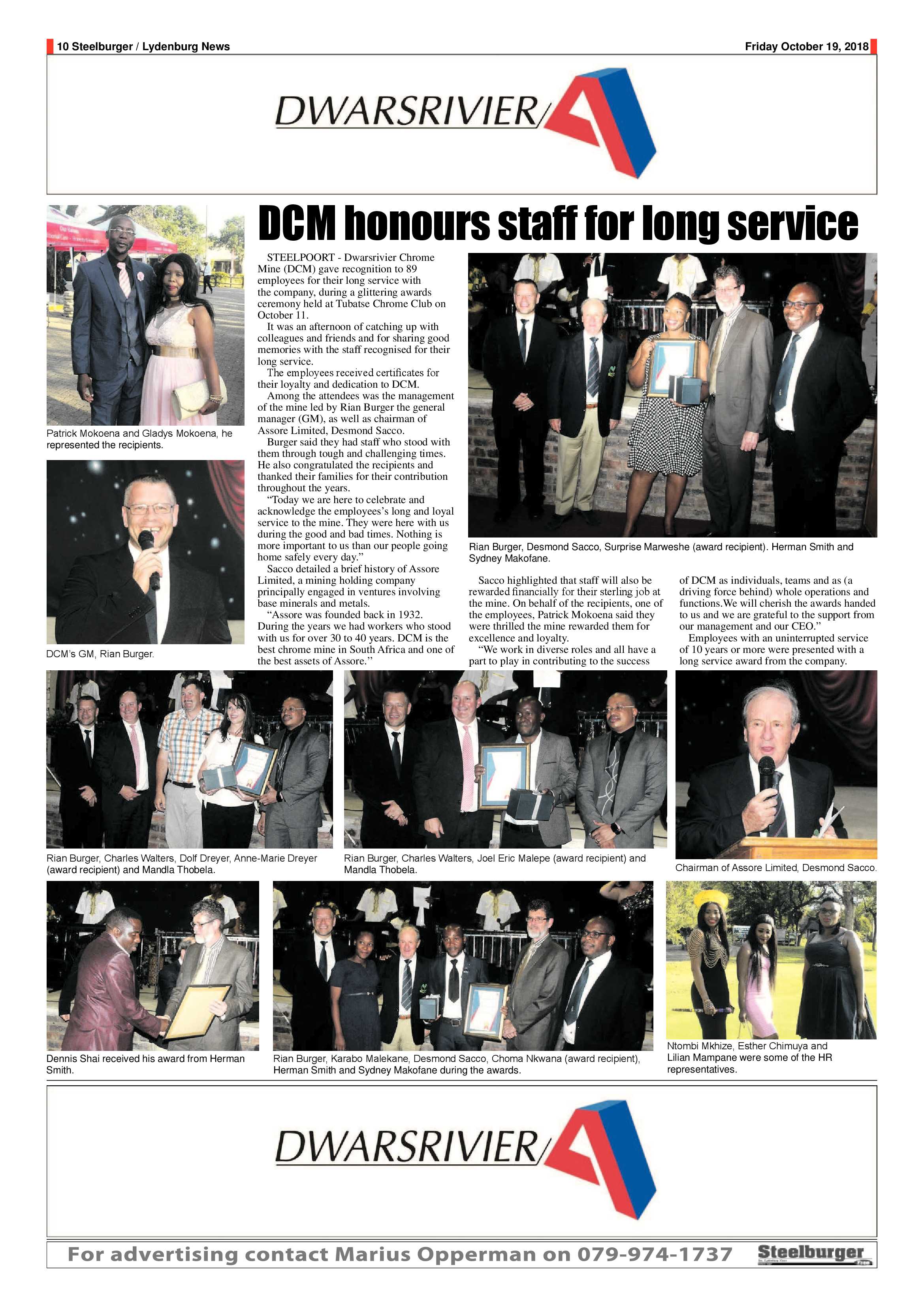 Steelburger News 19 October 2018 page 10