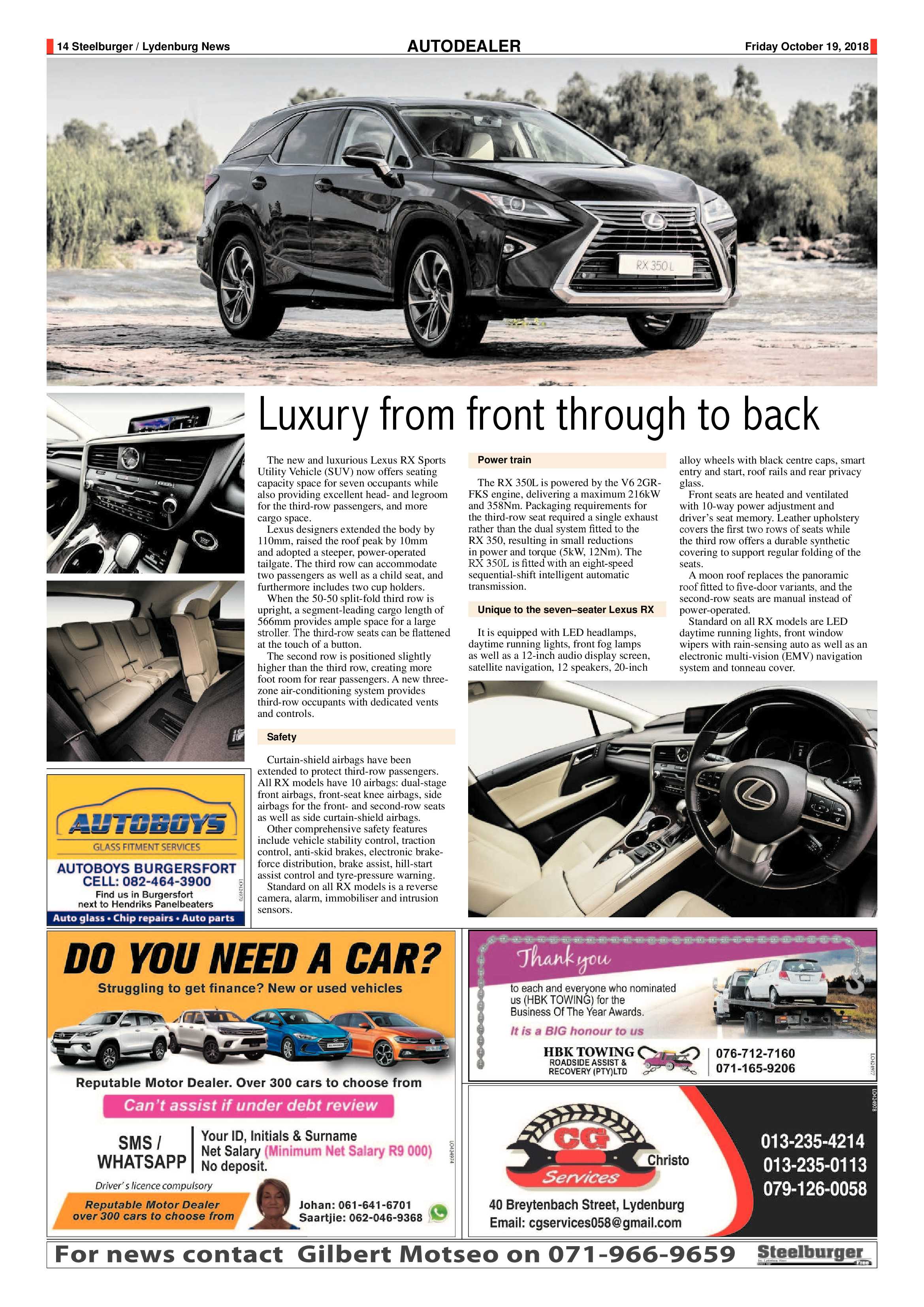 Steelburger News 19 October 2018 page 14