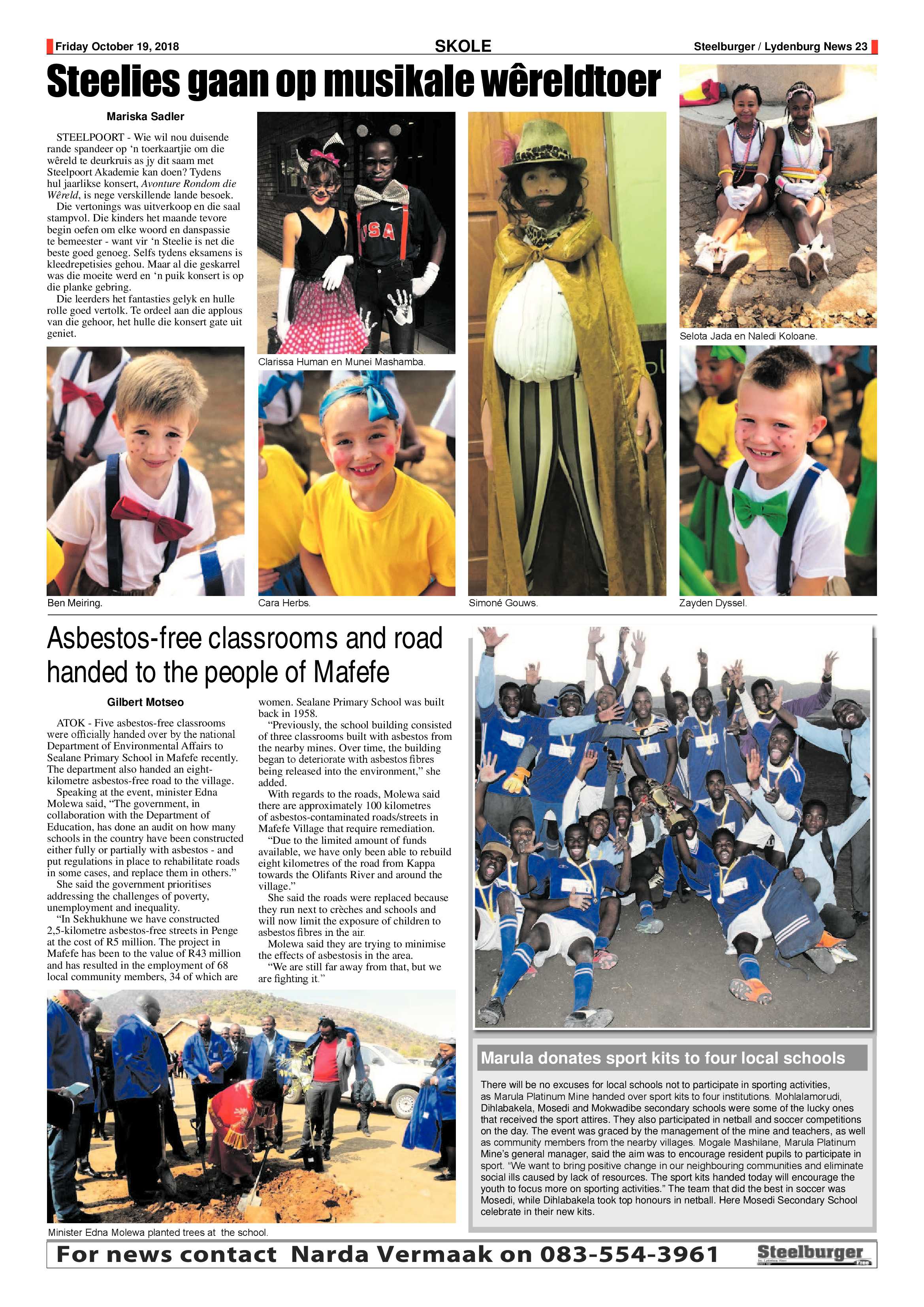 Steelburger News 19 October 2018 page 23