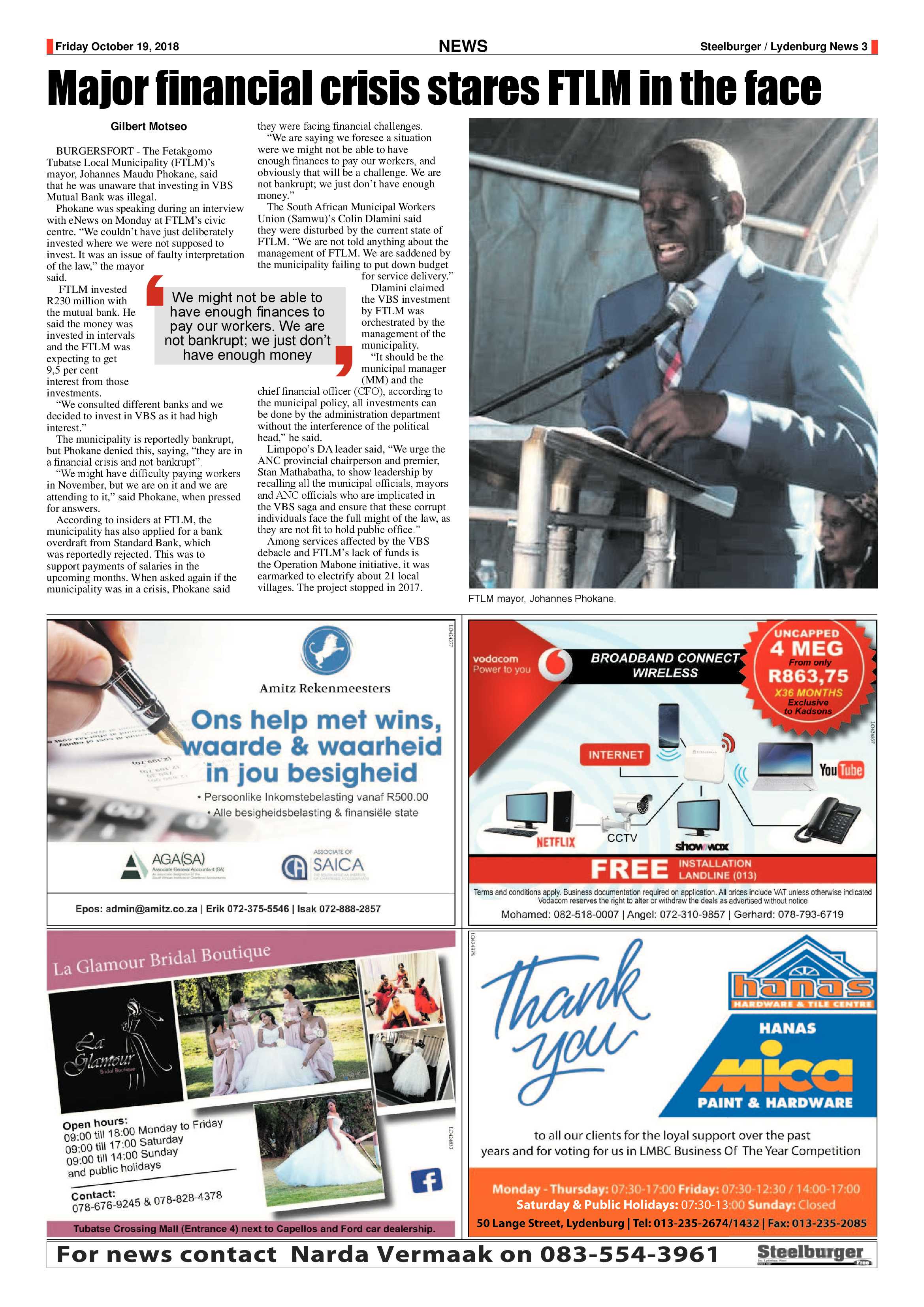 Steelburger News 19 October 2018 page 3