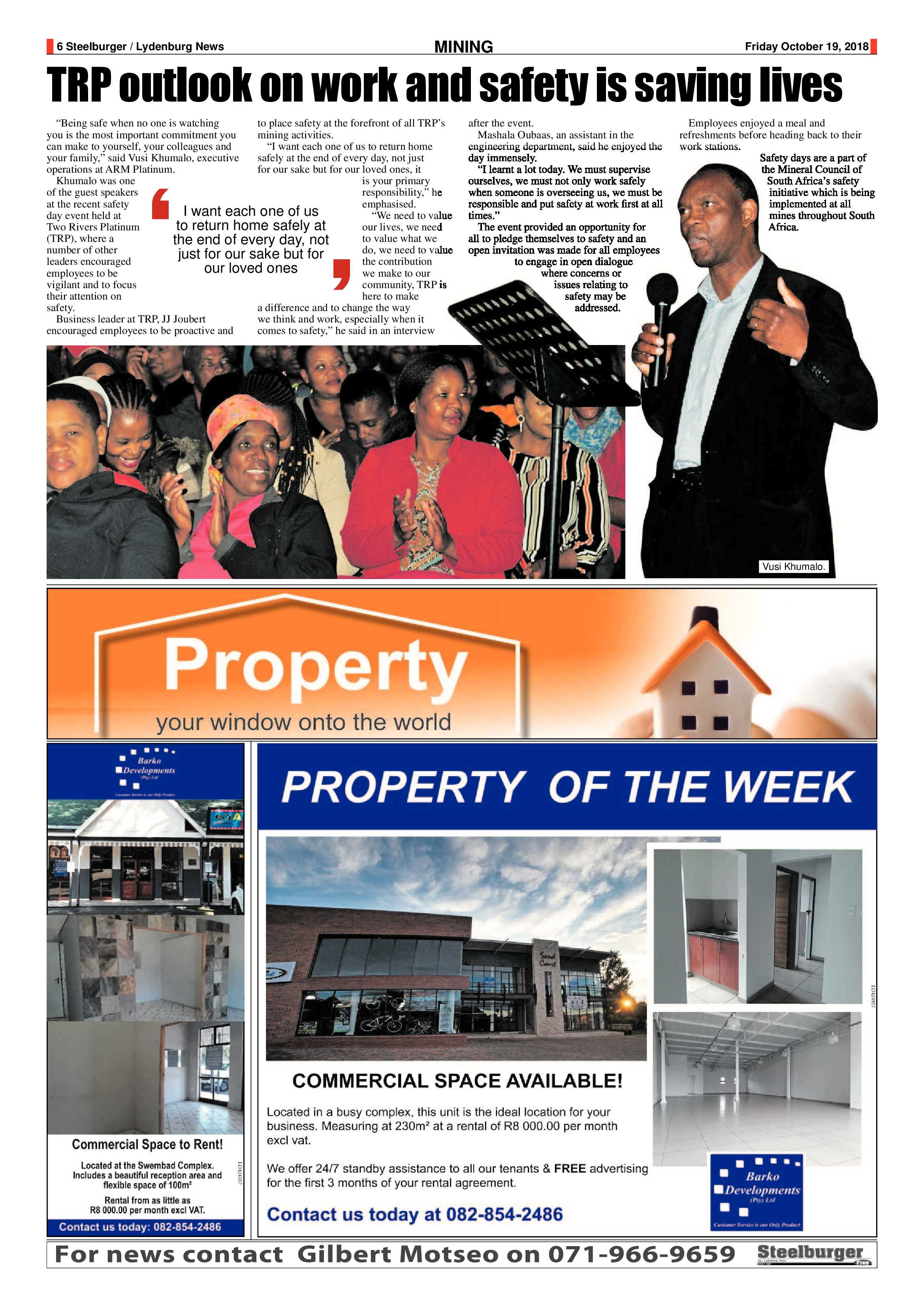 Steelburger News 19 October 2018 page 6