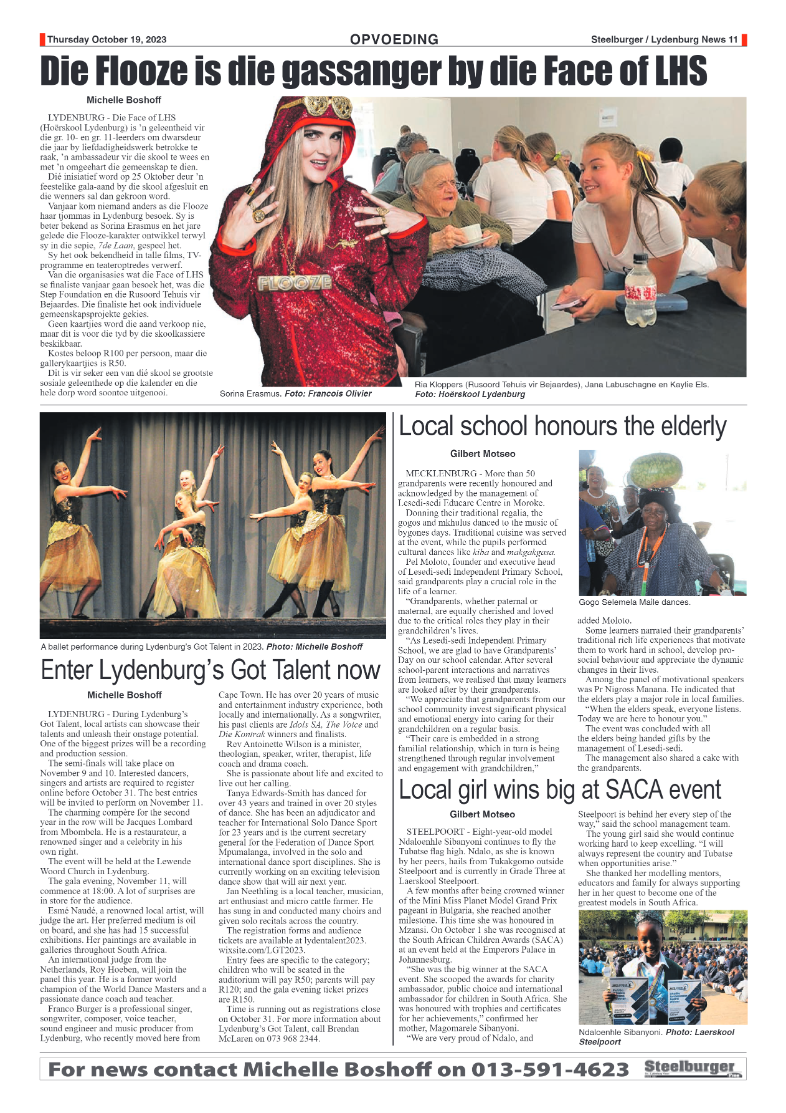 Steelburger News 19 October 2023 page 11