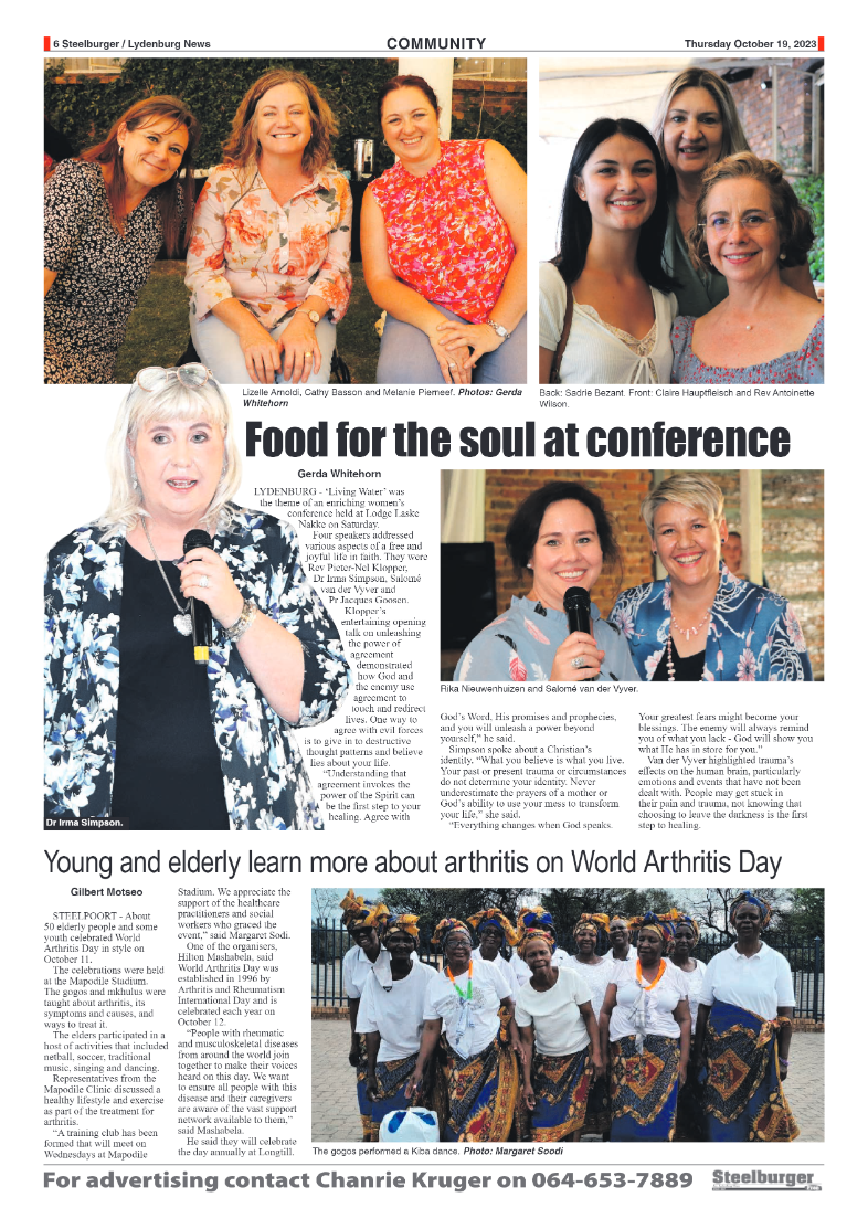 Steelburger News 19 October 2023 page 6