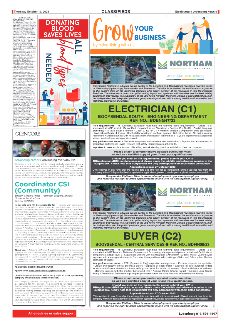 Steelburger News 19 October 2023 page 9