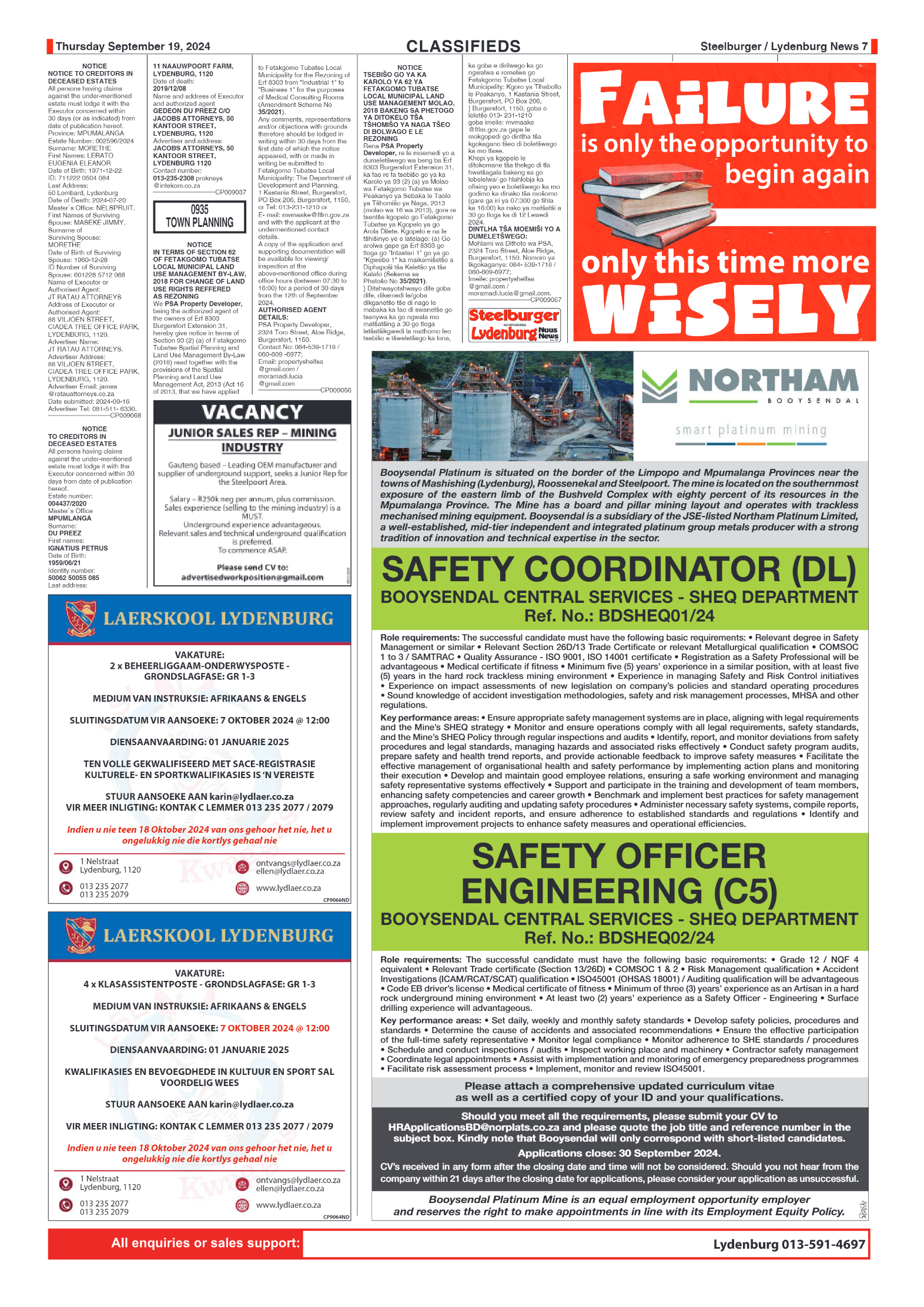 Steelburger News 19 September 2024 page 7