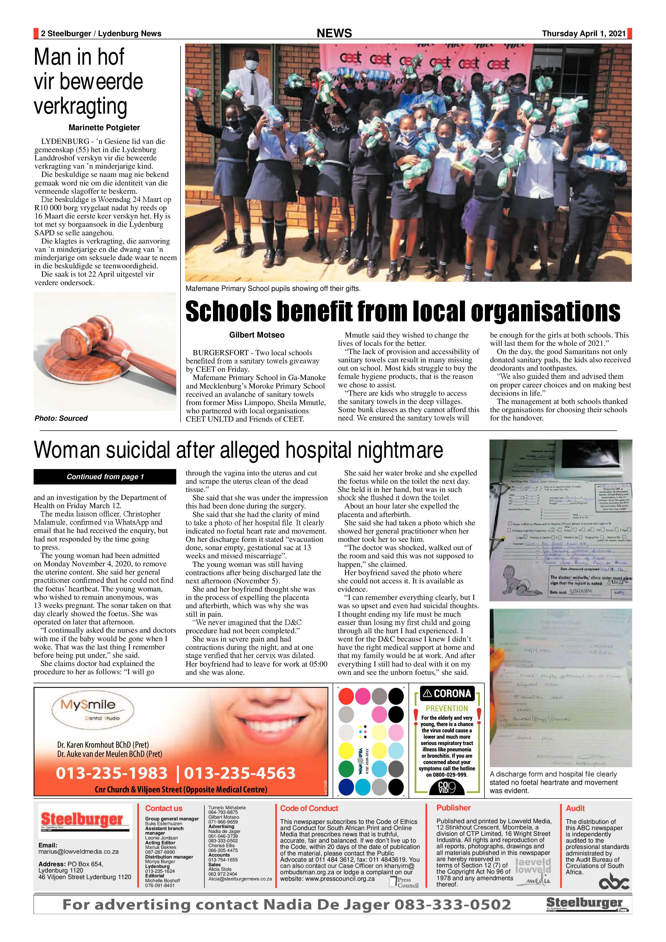 Steelburger News 1 April 2021 page 2