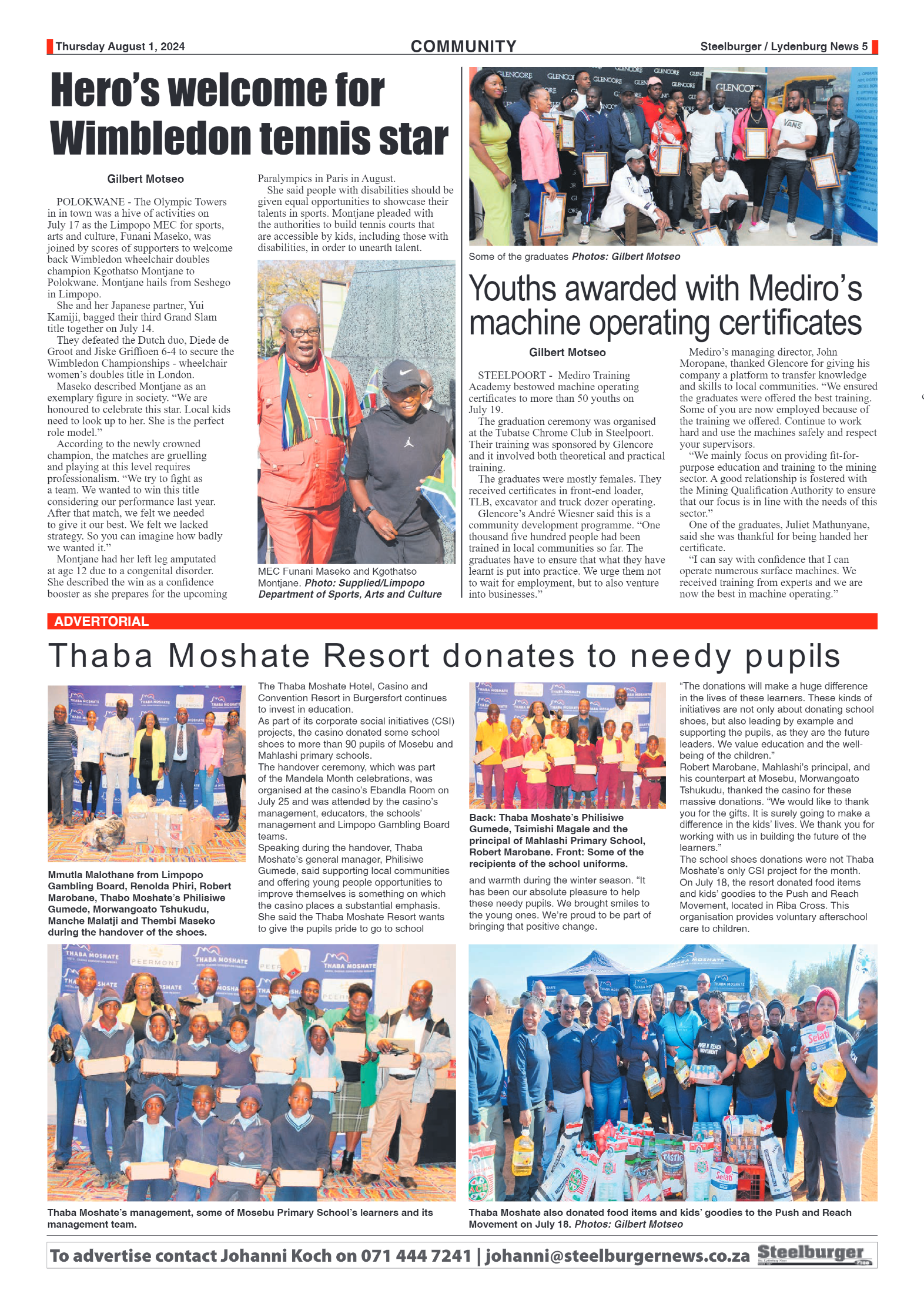 Steelburger News 1 August 2024 page 5