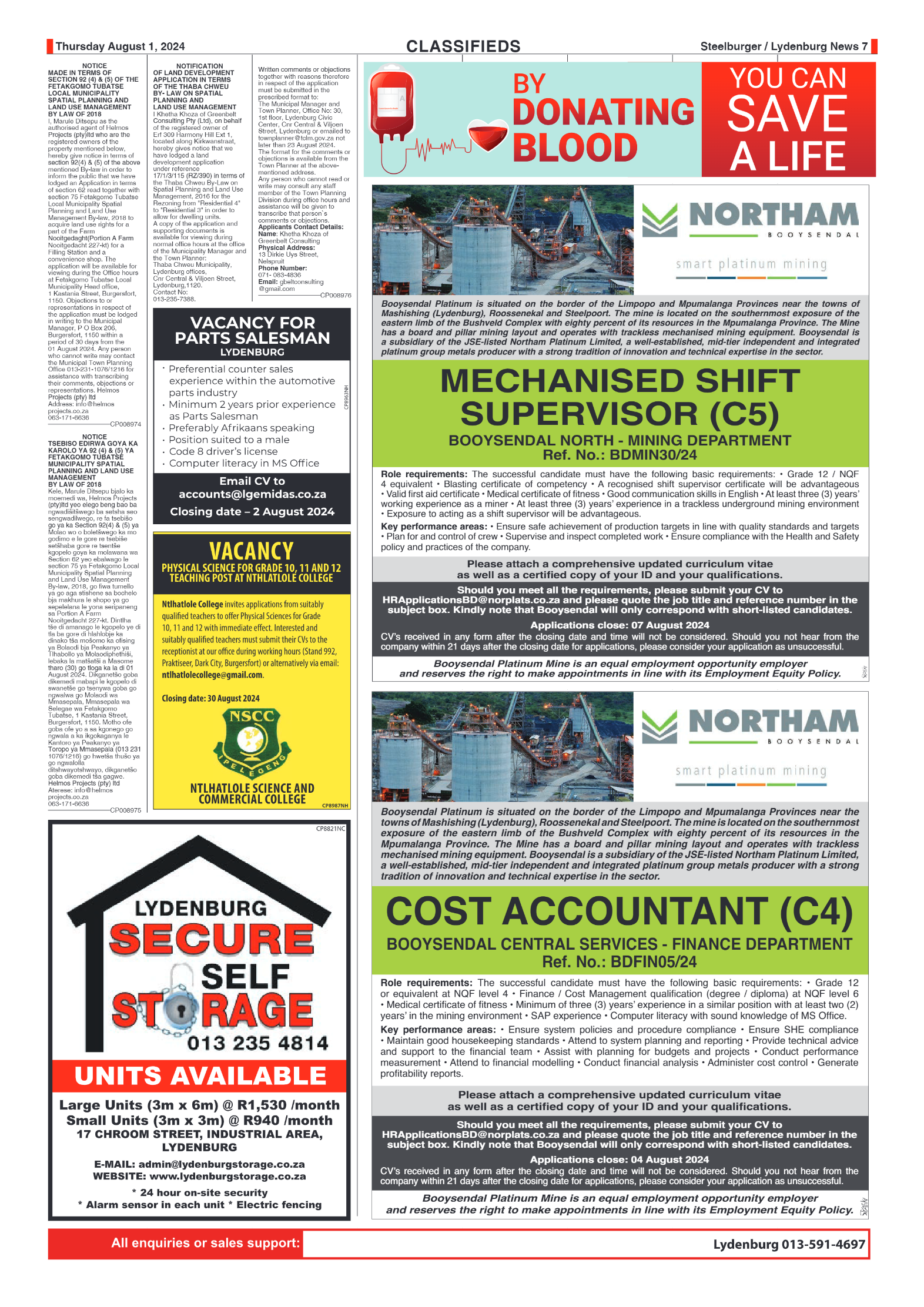 Steelburger News 1 August 2024 page 7